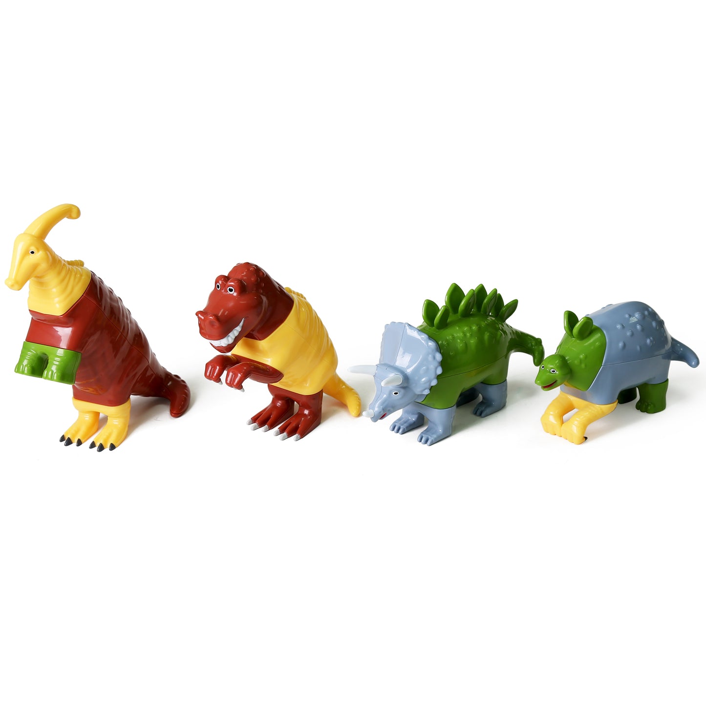 Popular Playthings Magnetic Mix or Match Dinosaurs - Interactive Set