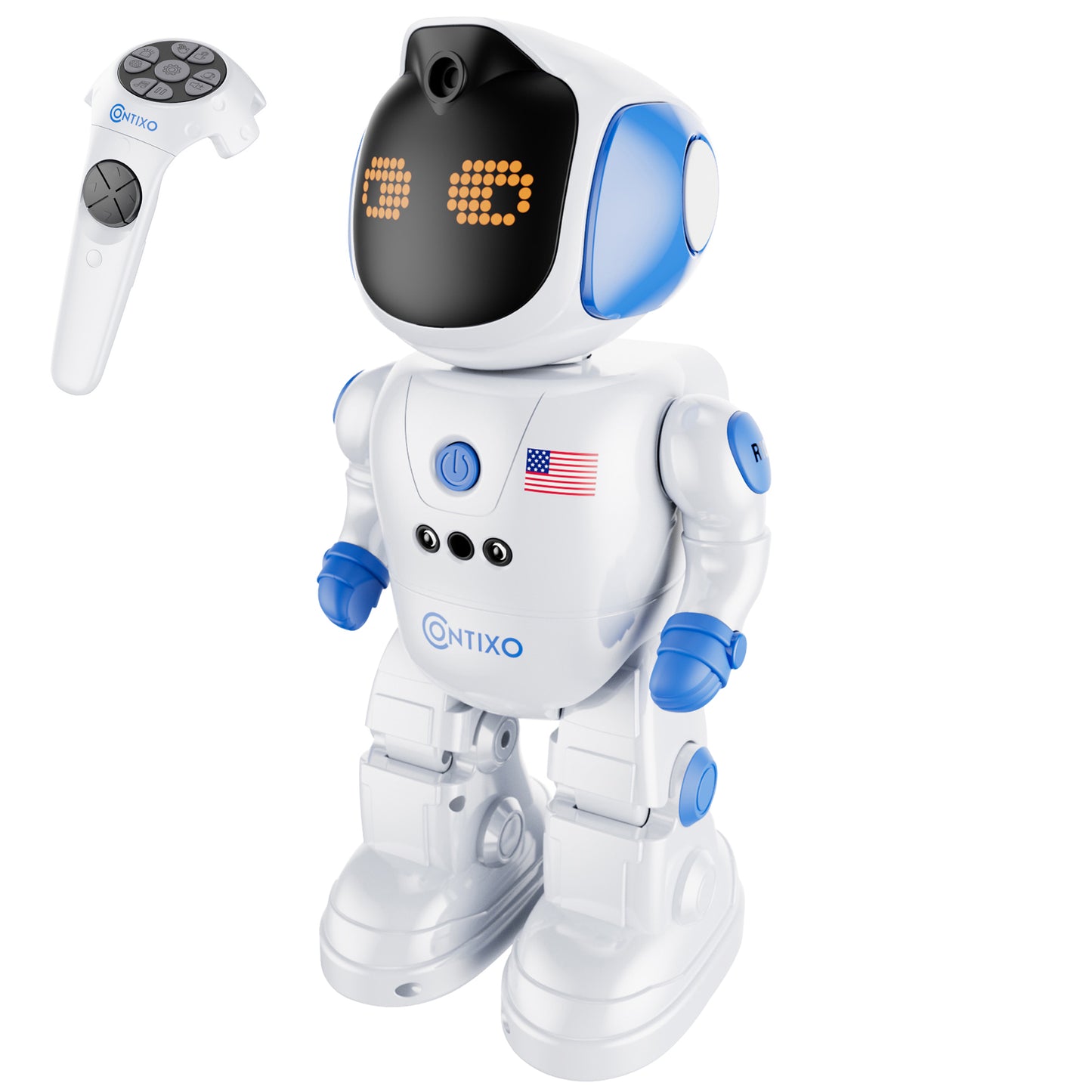Contixo Interactive RC Robot - Programmable, Gesture-Controlled Dance Moves & Songs - Learning Toy for Ages 6-12