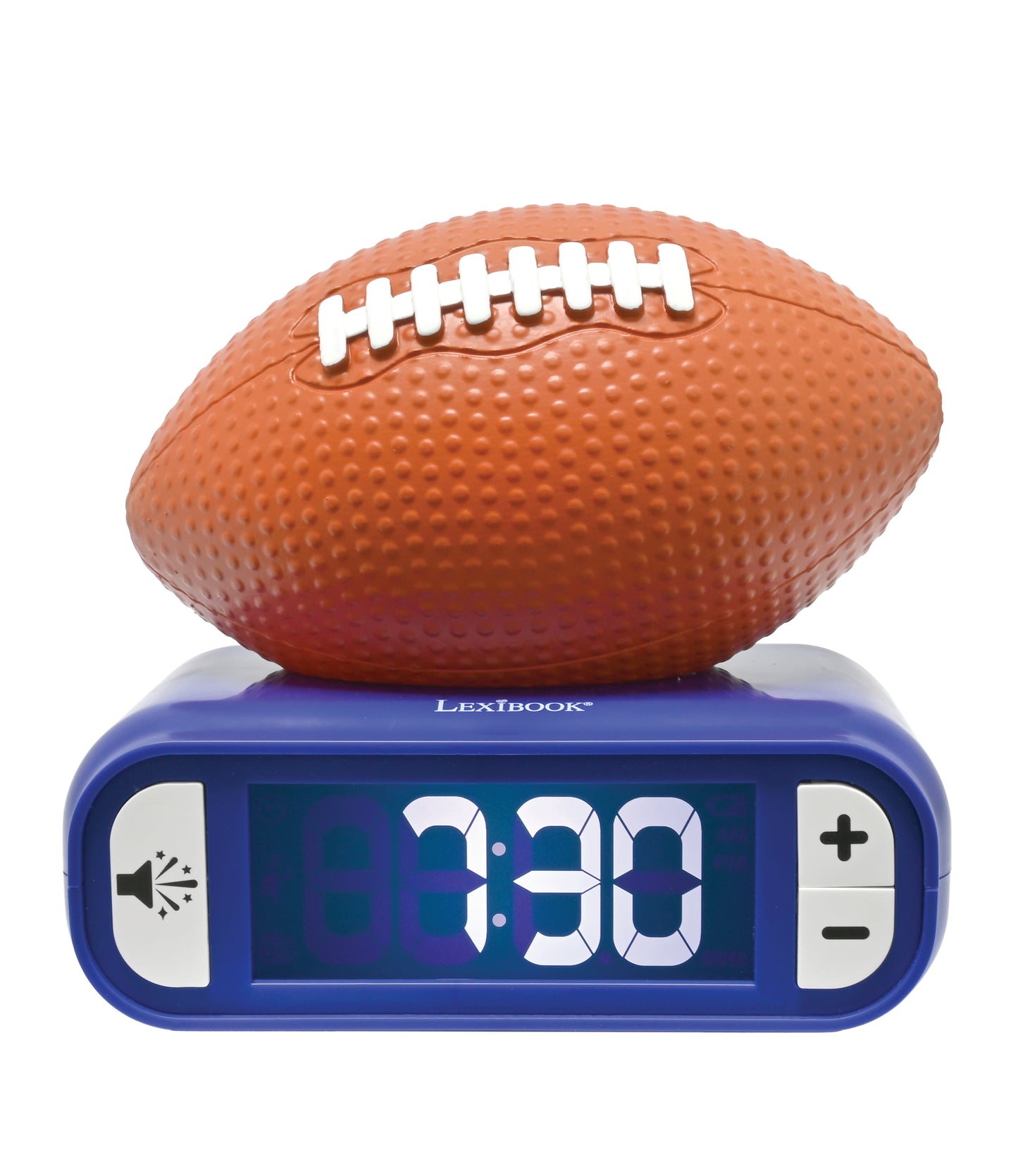 Touchdown Timekeeper: 3D Football Digital Alarm Clock & Nightlight