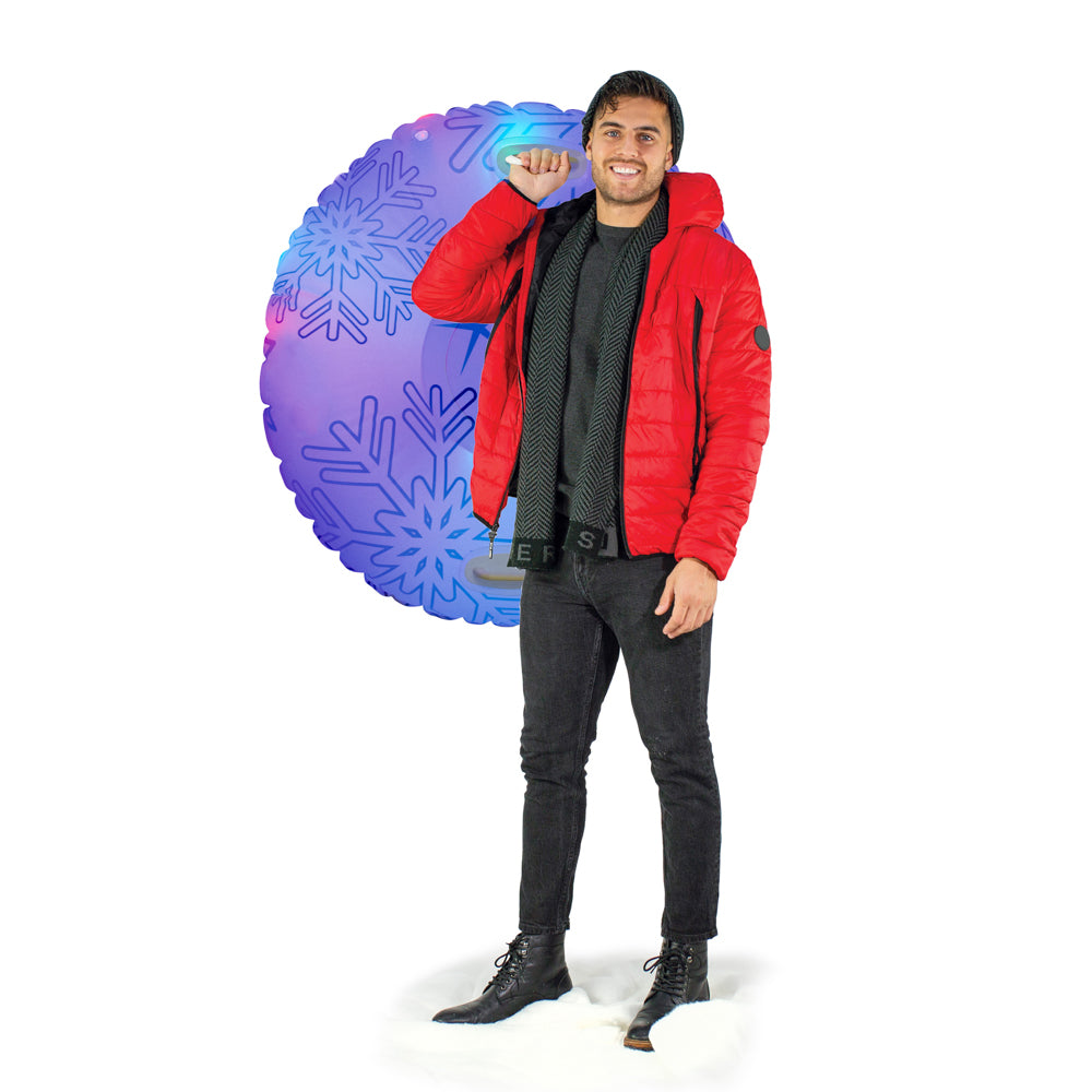 LED Snowflakes Snow Tube - 46"