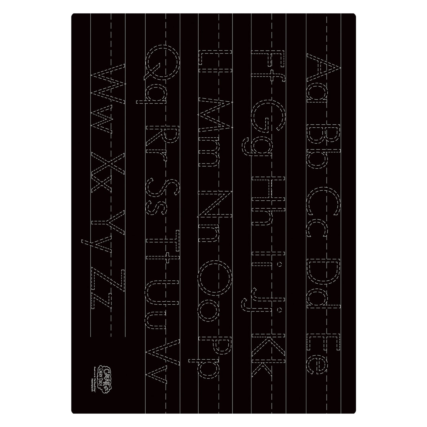 The Pencil Grip Two-Sided Letters Activity Playmat - Assorted Colors - Pack of 6