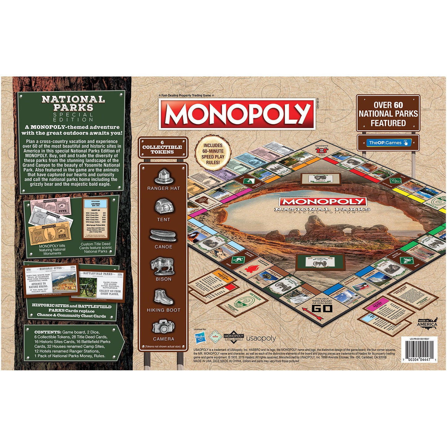 USAopoly MONOPOLY: National Parks Edition Board Game
