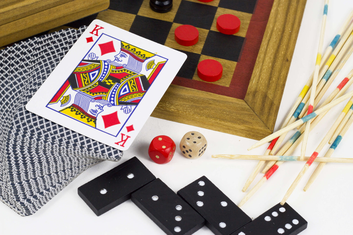 Professor Puzzle 6-in-1 Wooden Games Compendium