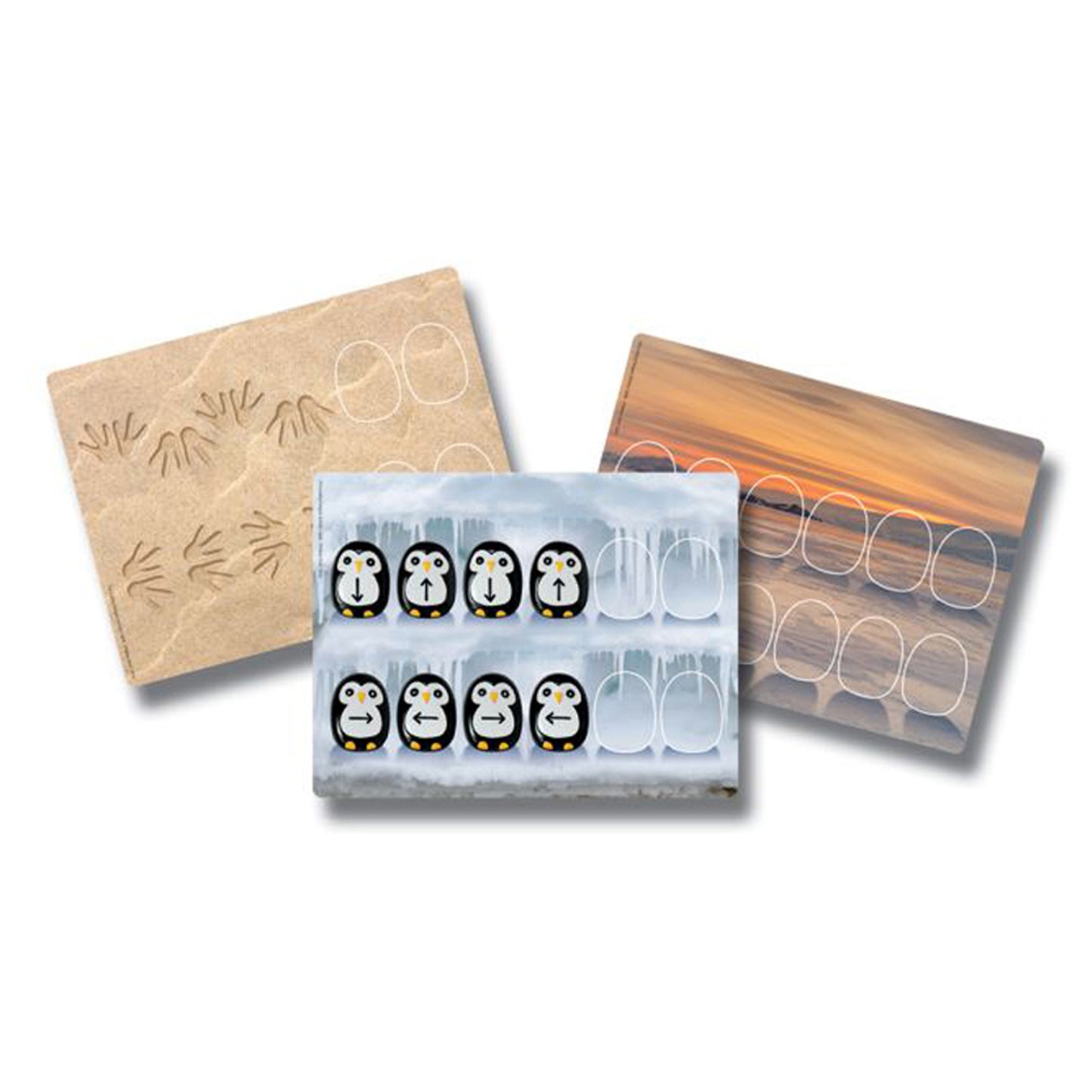 Yellow Door Pre-Coding Penguin Activity Cards - Set of 16 - Educational Toy