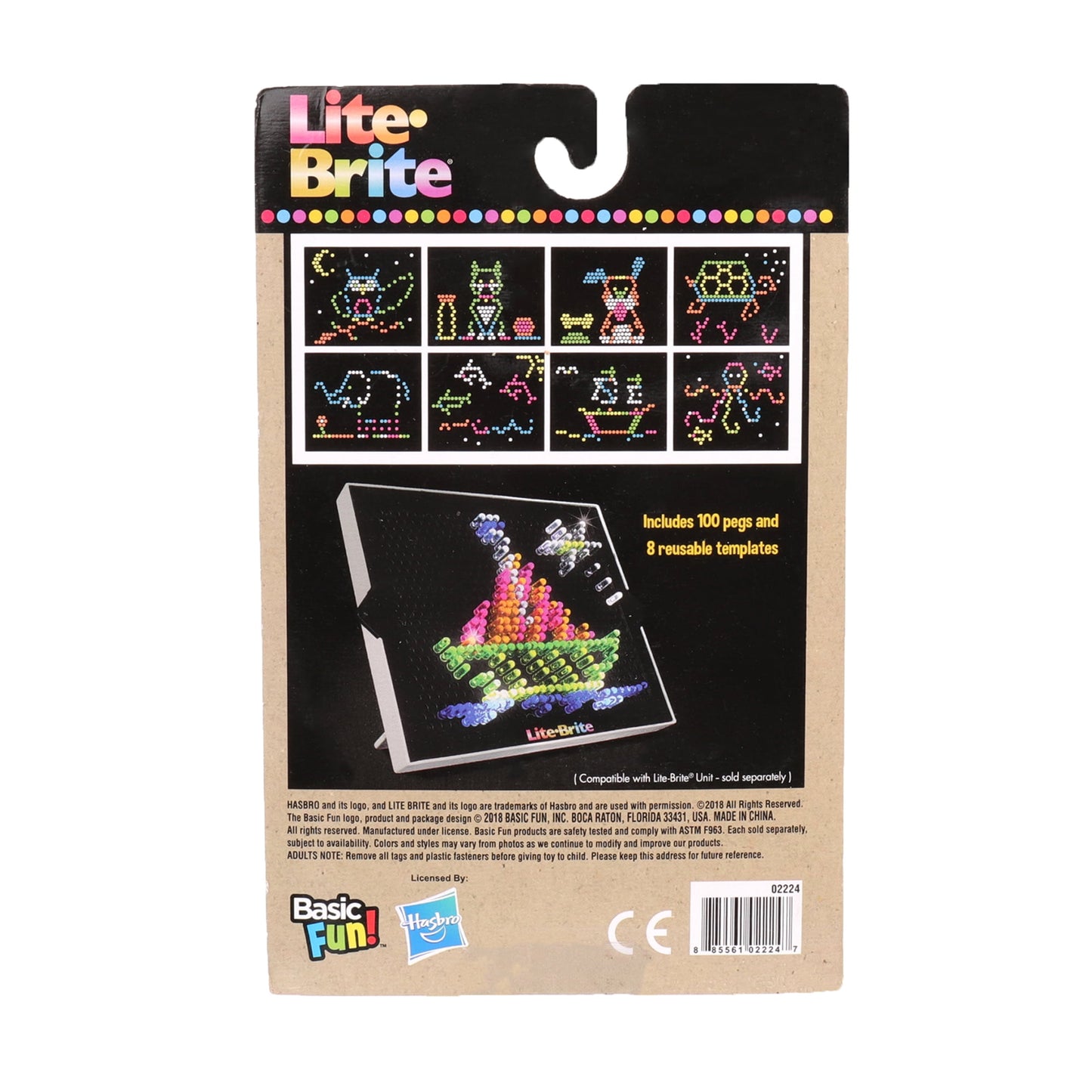 Lite-Brite Ultimate Classic Refill Pack - Celebration & Animal Themes