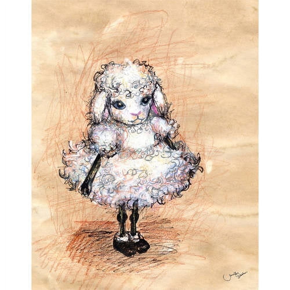 Oopsy Daisys Holly The Lamb 10 inch Plush - Frilly Wool Dress