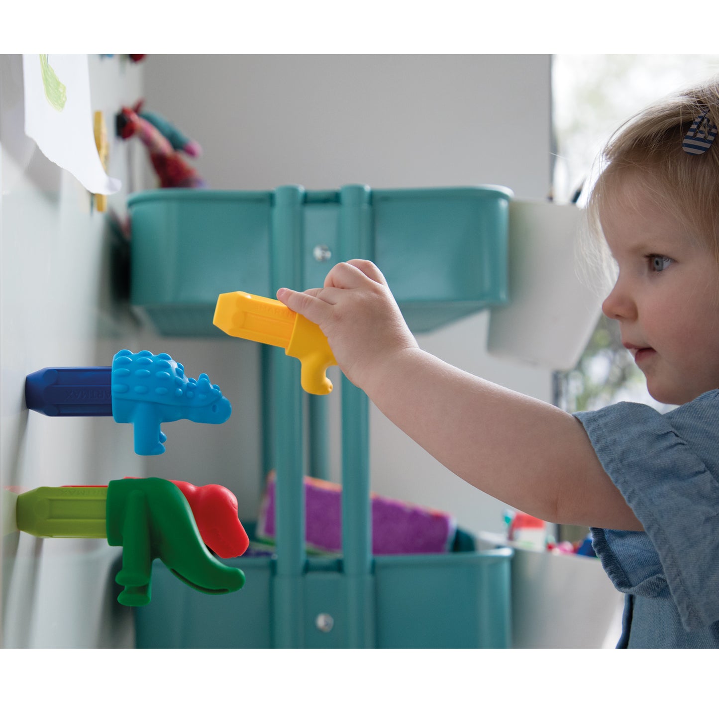 SmartMax My First Dinosaurs Magnetic Building Set, 14 Pieces