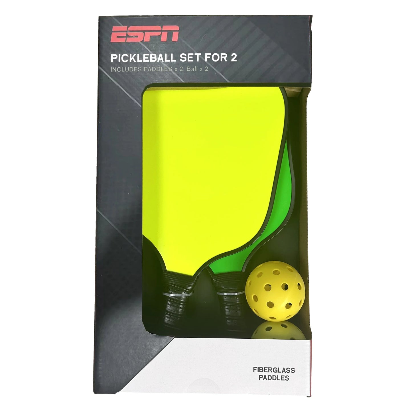 Neon Pickleball Set – Flashy Fun with 2 Neon Paddles and Balls