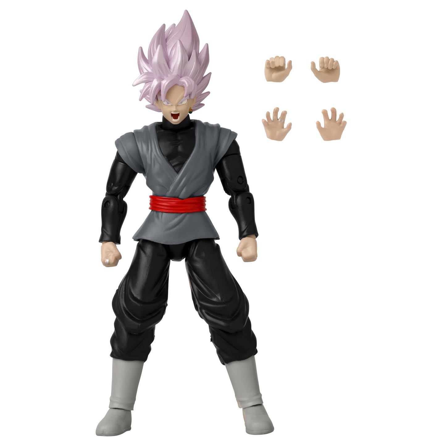 Dragon Ball Super Goku Black Rose Power Up Action Figure, 6 inch
