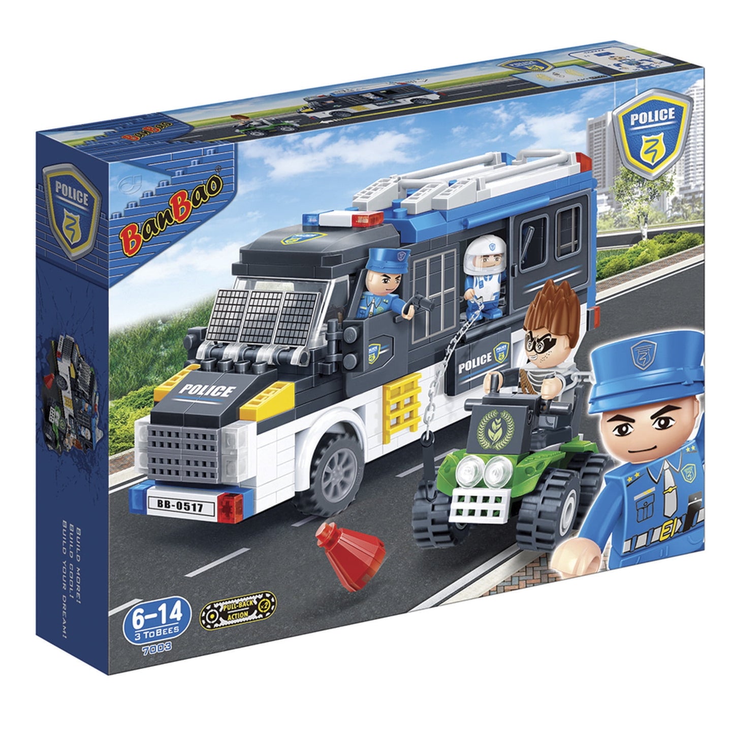 Banbao Police Van Building Set - 325 Pieces