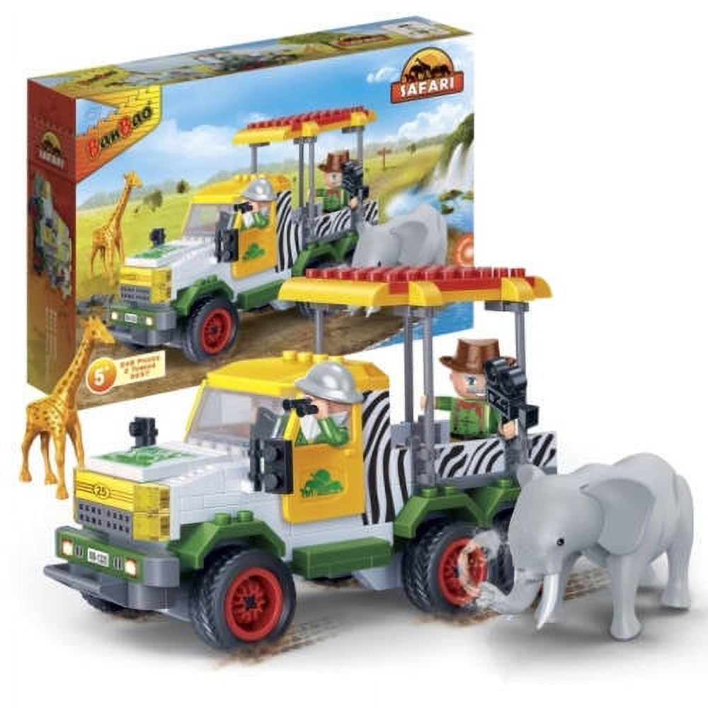 BanBao Wild Safari Adventure Jeep Building Set - 239 Pieces
