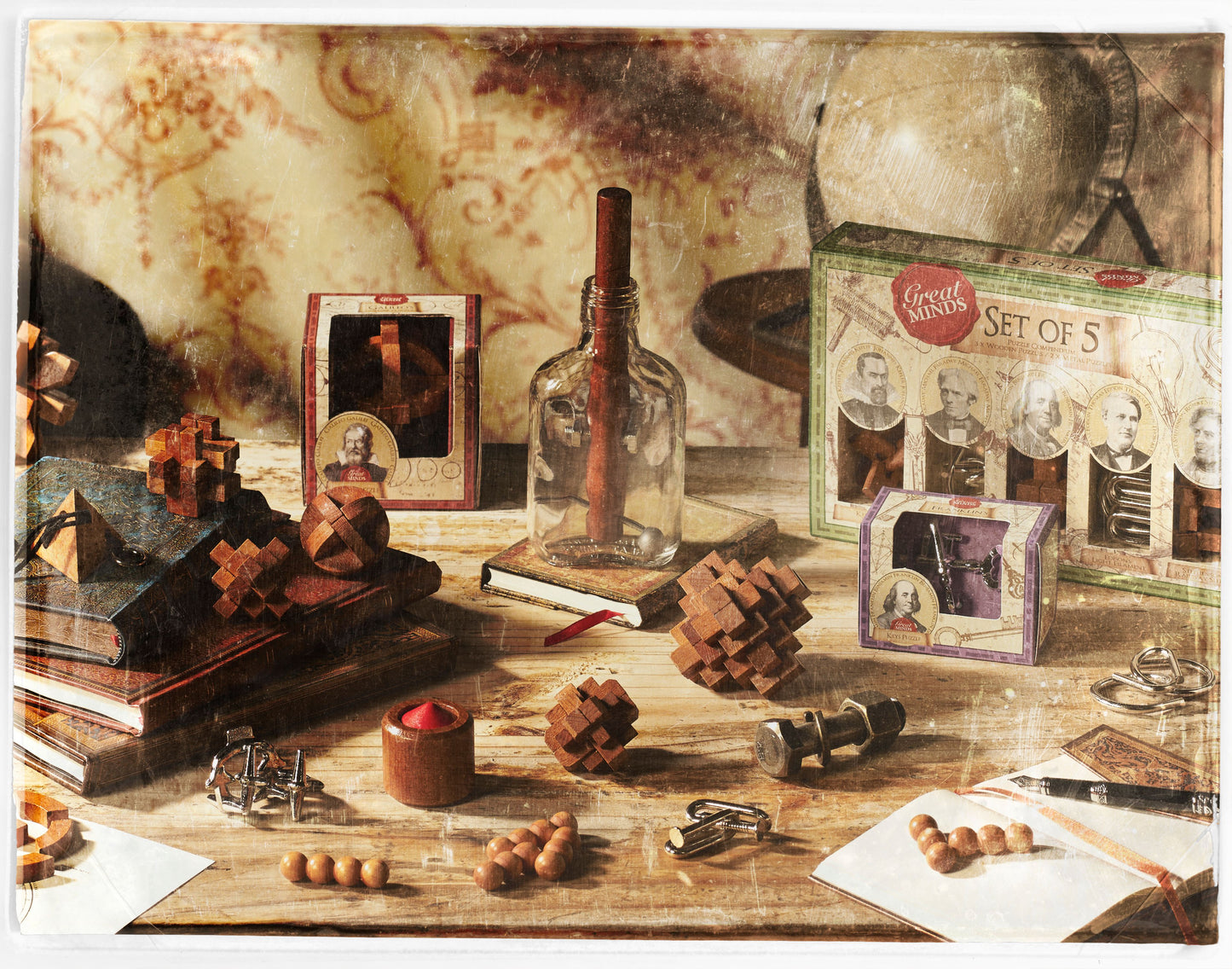 Great Minds Churchill Inspirational Bottle - Brainteaser Puzzle