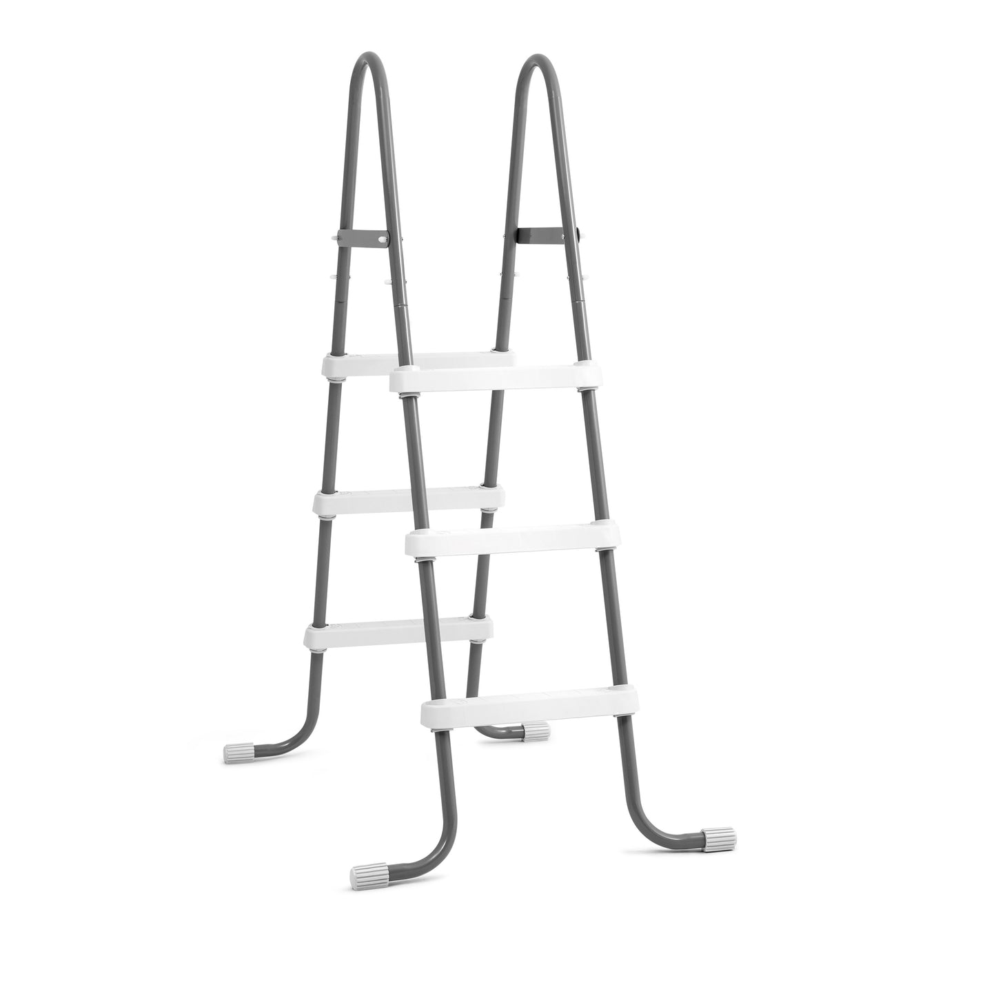 Intex Steel Frame Above Ground Pool Ladder, 42-In. Wall Height, Gray