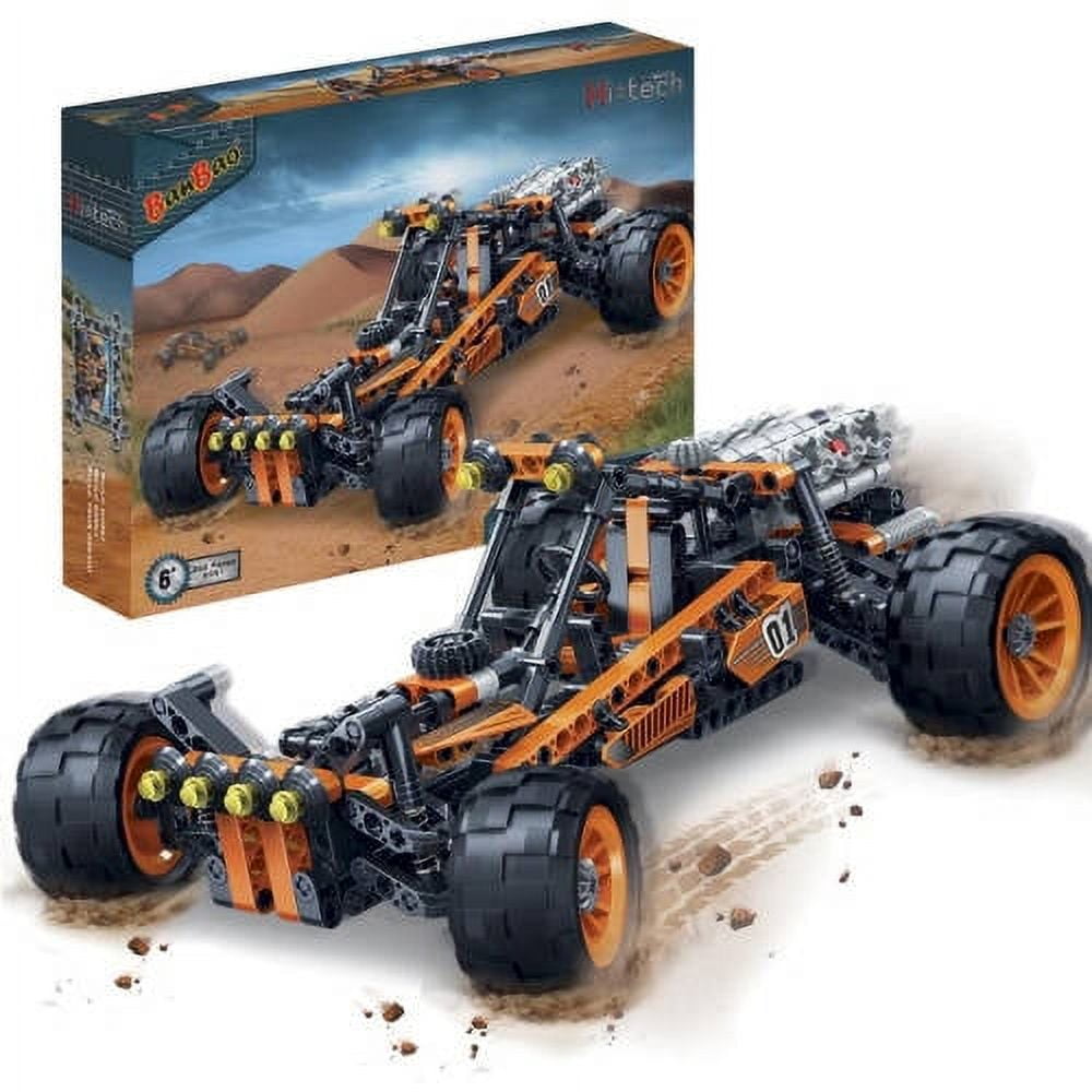 BanBao Hi-Tech Series Racer 01 Building Set - 392 Pieces, Vibrant Orange