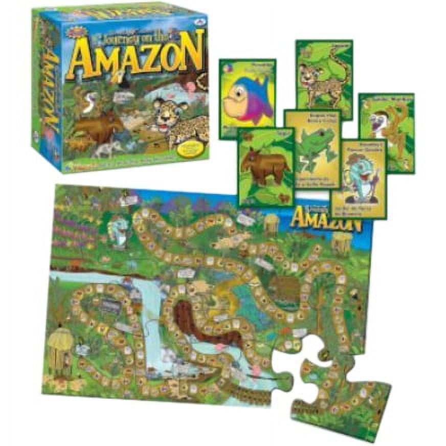 JOURNEY ON THE AMAZON PLAYZZLE™ Interactive Bilingual Board Game