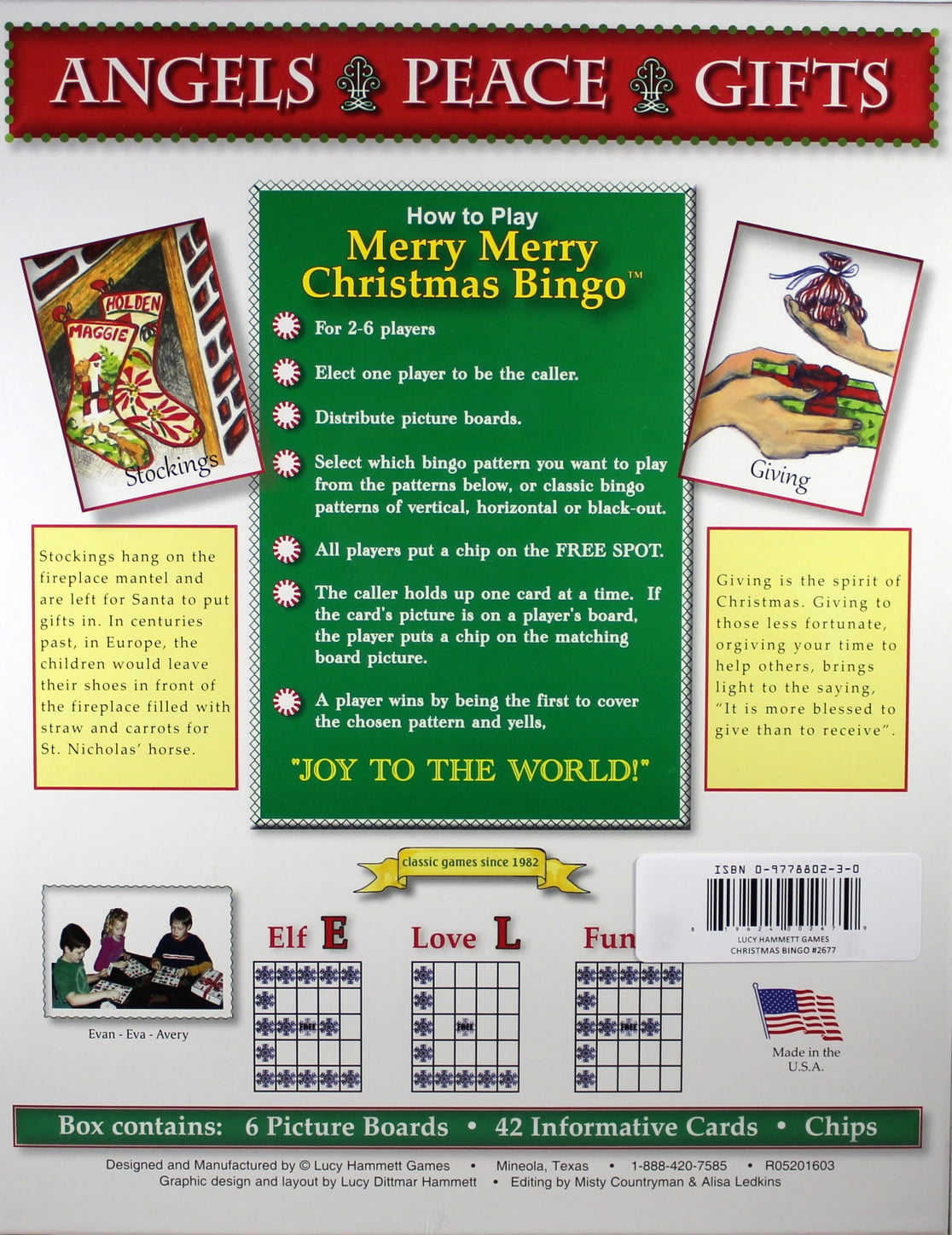 Festive Christmas Bingo Game - Family Holiday Fun with Pictures