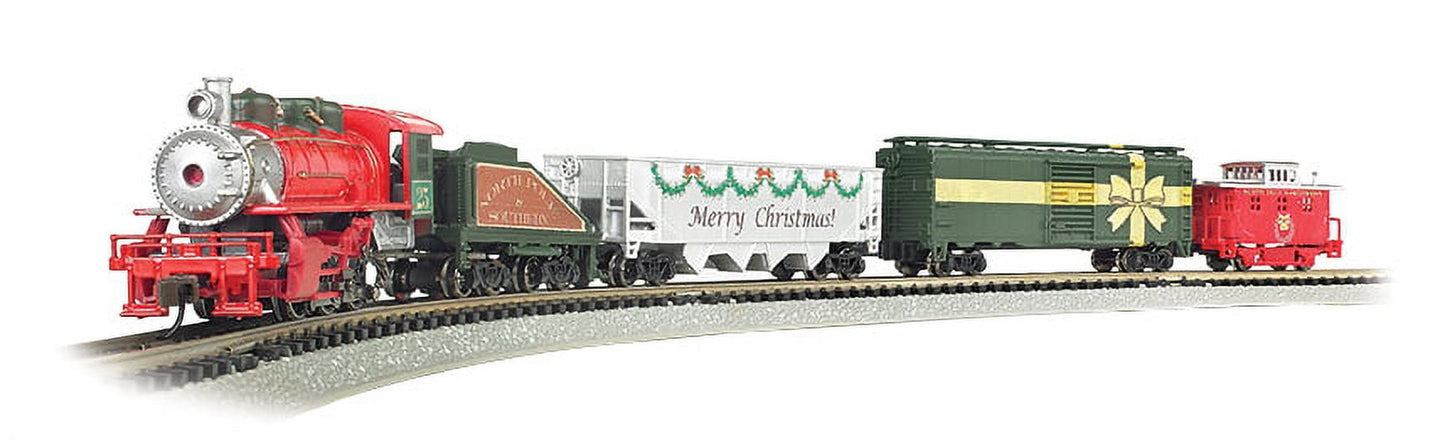 Bachmann Trains - Merry Christmas Express N Scale Electric Train Set