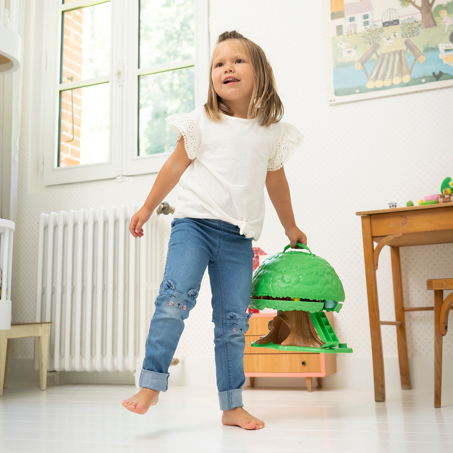 Timber Tots Magic Tree House Playset - Colorful Imaginative Set