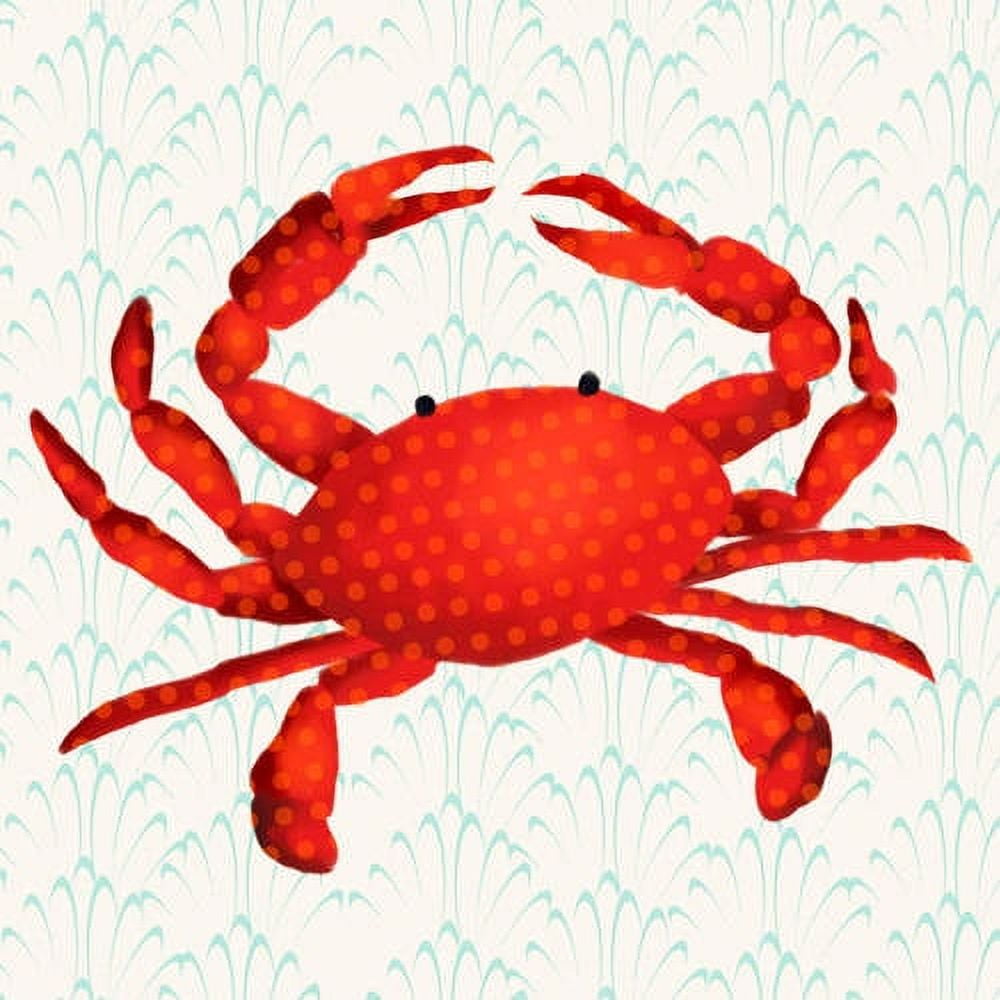 Oopsy Daisy 10 inch Otto The Crab Stretched Canvas Wall Art