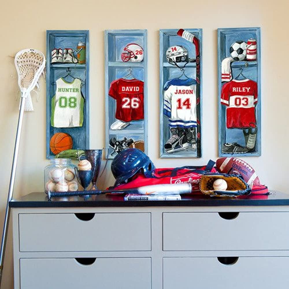 Oopsy Daisys Hockey Locker Canvas Art Extravaganza
