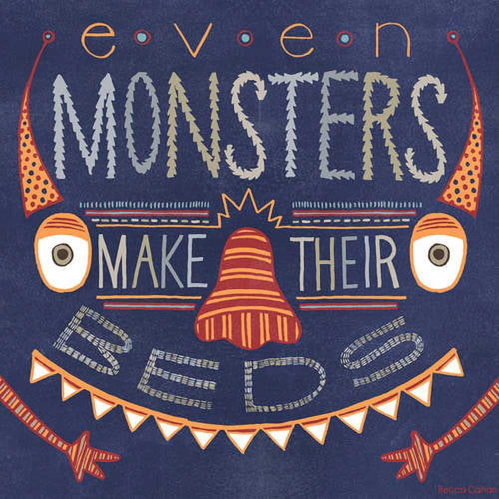 Oopsy Daisy Toos Colorful Monster Canvas Art