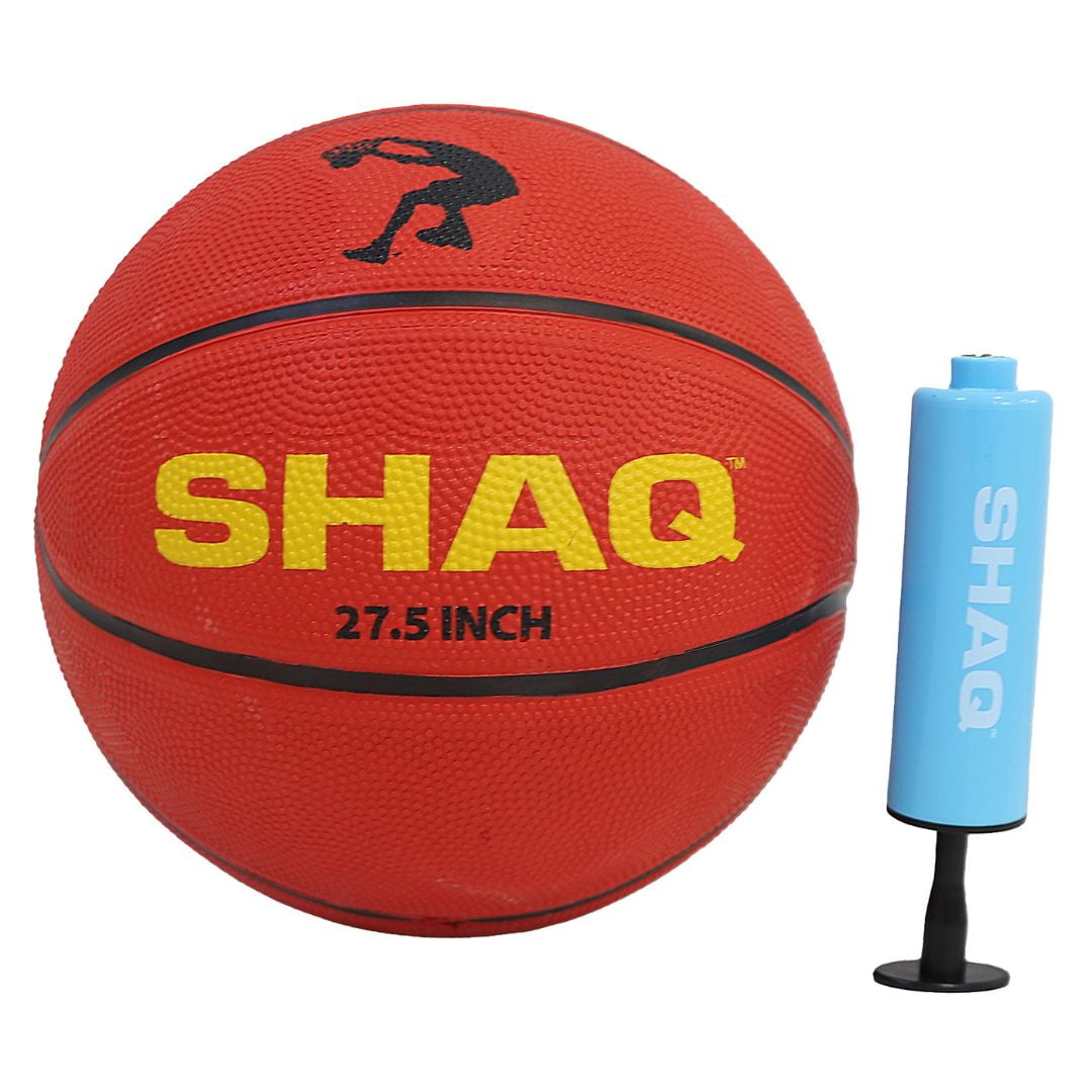 SHAQ Junior Pro 27.5" Indoor/Outdoor Basketball with Mini Pump - Size 5