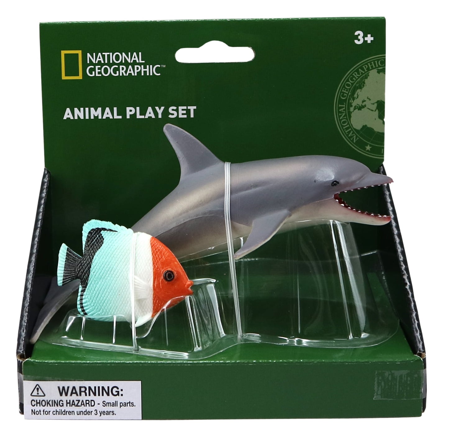 National Geographic Ocean Wonders: Dolphin and Coral Fish Collectible Figurines