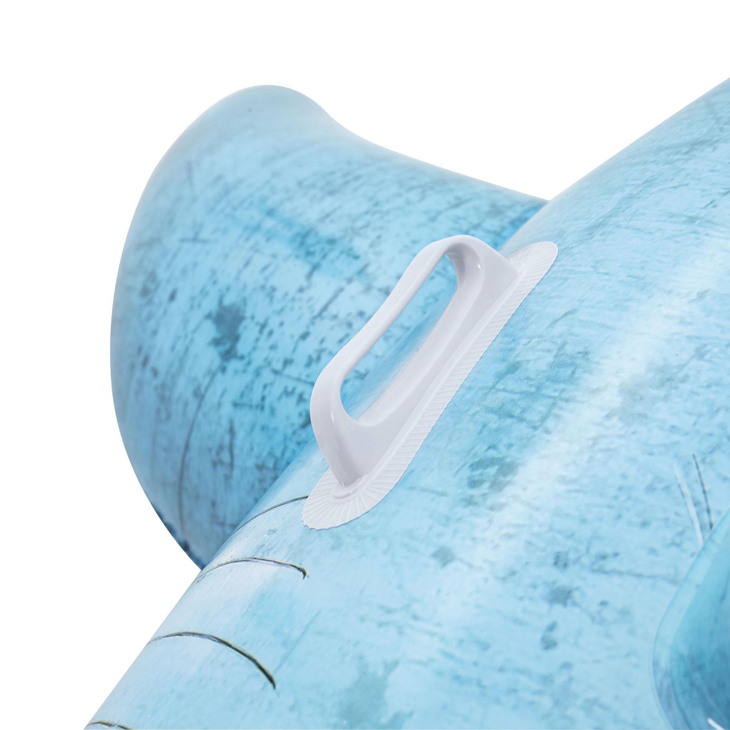 H2OGO! Realistic Shark Ride-On – 72" Inflatable Pool Float with Handles