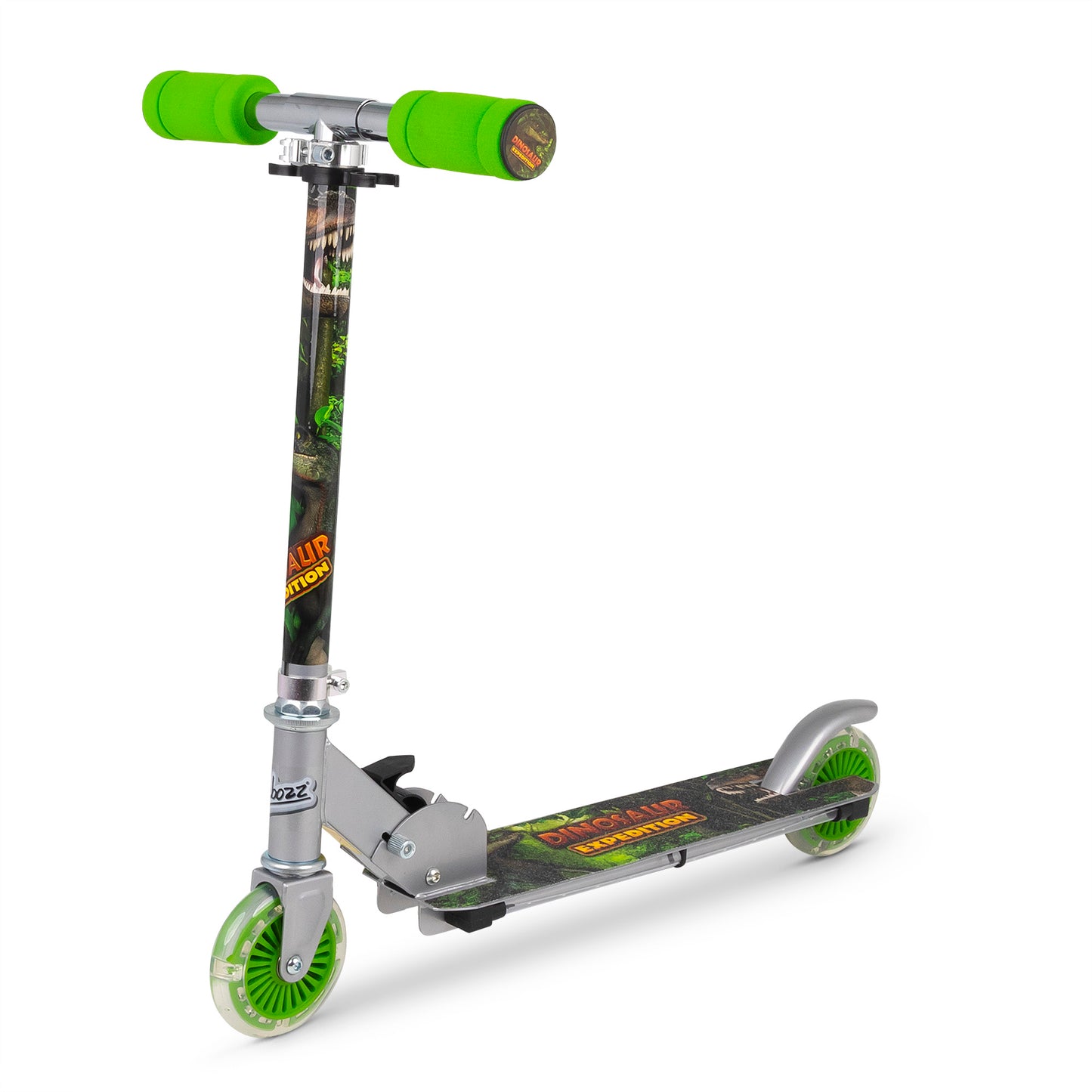 Ozbozz Dinosaur Flashing Scooter with Light-Up Wheels