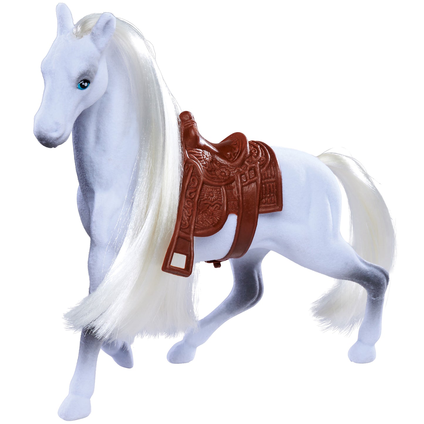 Simba Toys Flocked Horse Trio with Brushes and Saddles Set - Multicolor