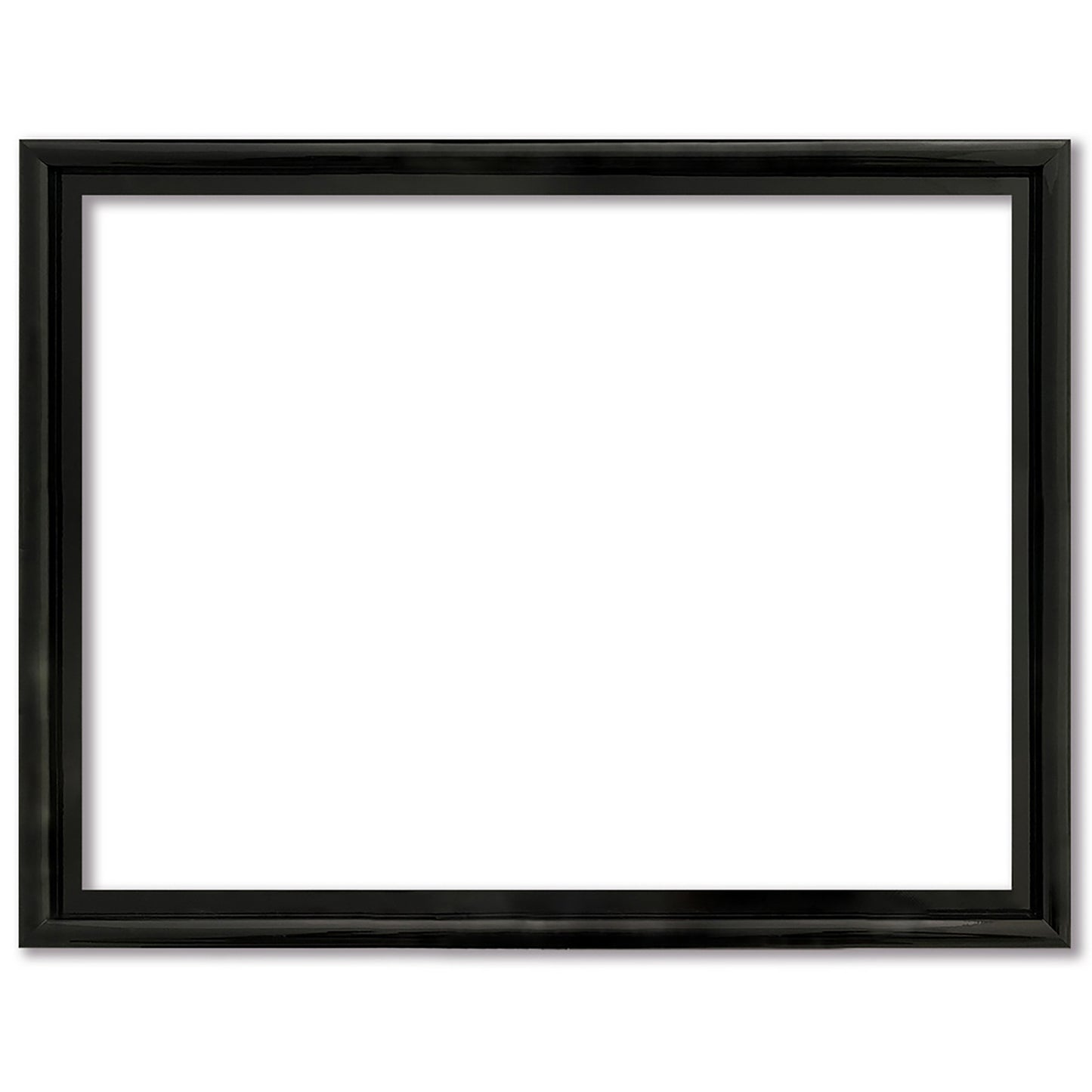 RoseArt Puzzle Frame Kit black frame with white mat board