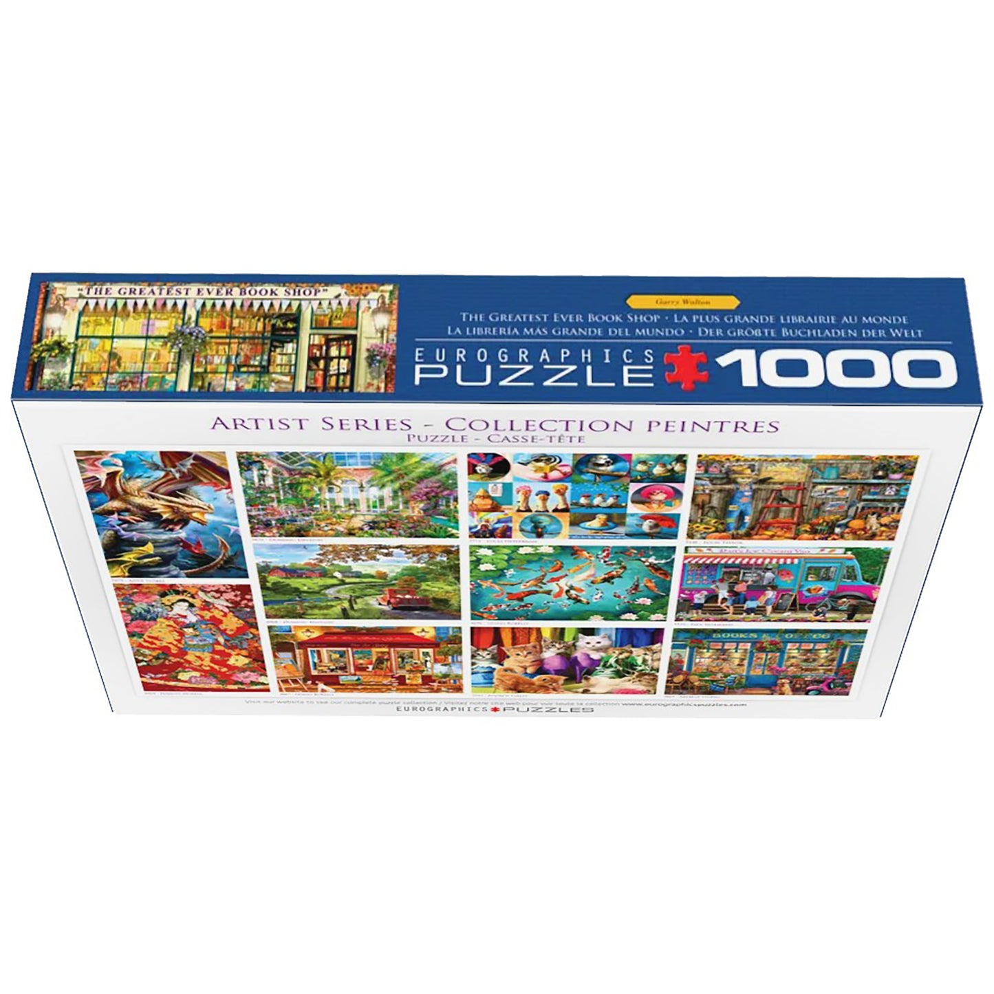 Eurographics 1000 Piece Puzzle - The Greatest Ever Book Shop, Artist Series