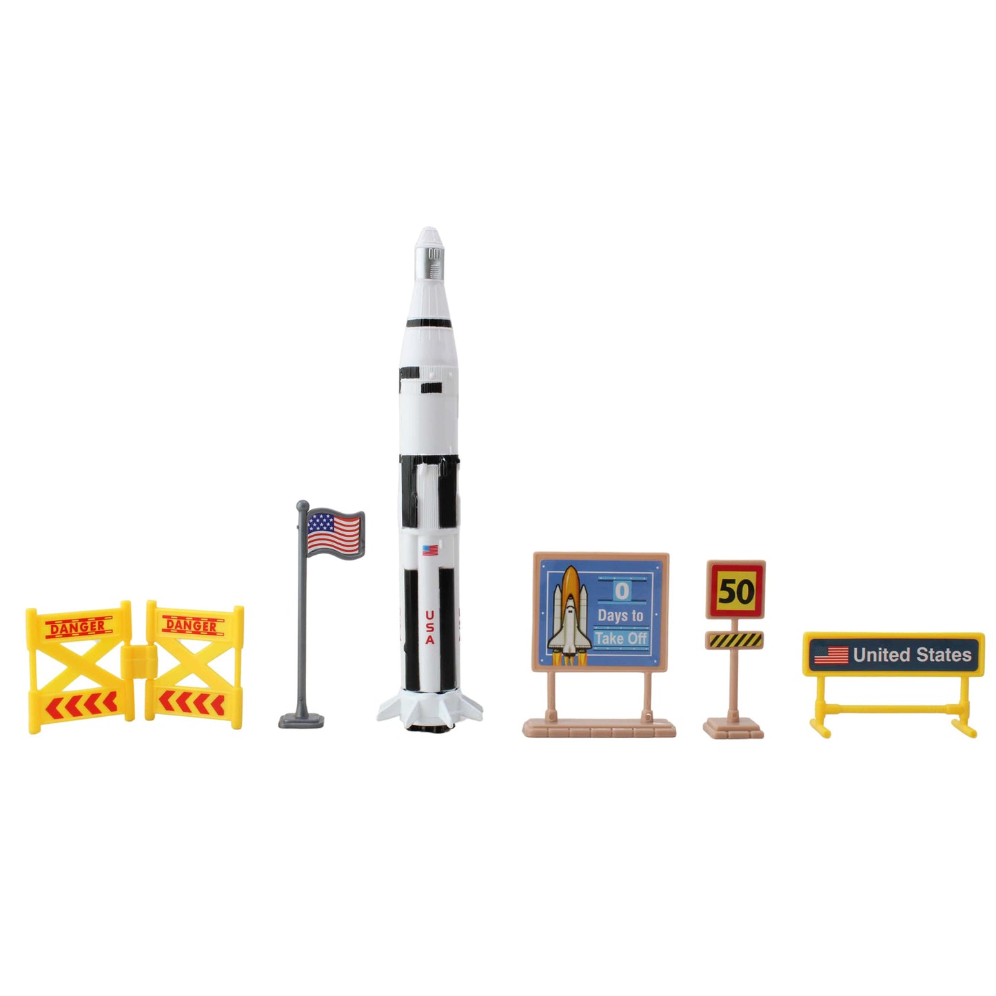 Galactic Voyager Space Shuttle Playset - 10 Piece Set