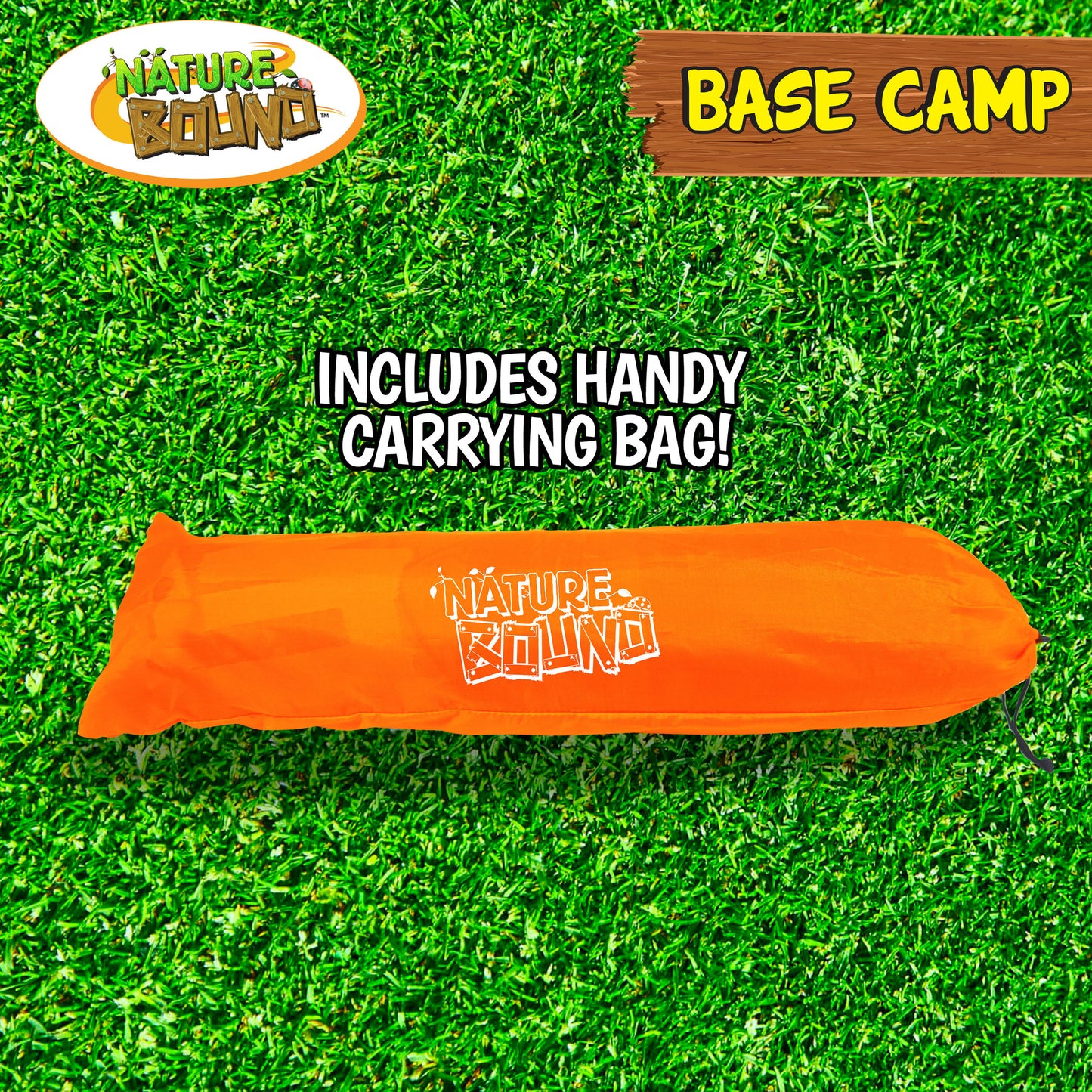 Nature Bound Base Camp Tent - Vibrant 2-Person Kids Play Tent with Easy Setup