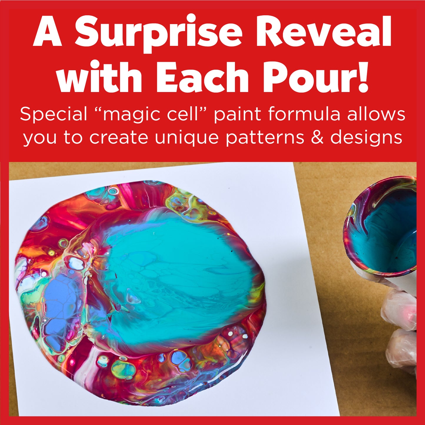 Faber-Castell Do Art Paint Pour Studio - Color Splash Kit