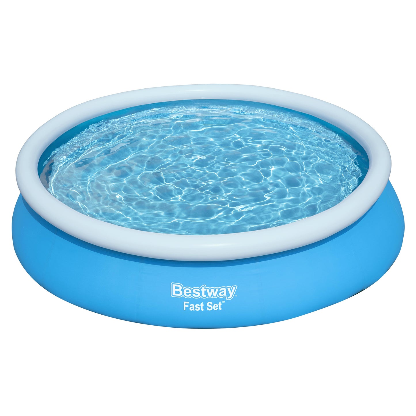 Bestway Fast Set Inflatable Pool - 12' x 30" Family Fun Blue Edition