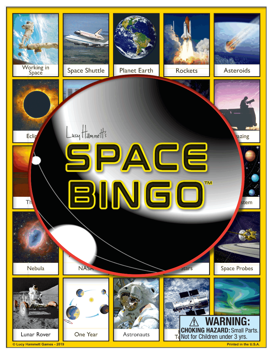 Space Bingo STEM Game - Explore Planets, Stars & Galaxies