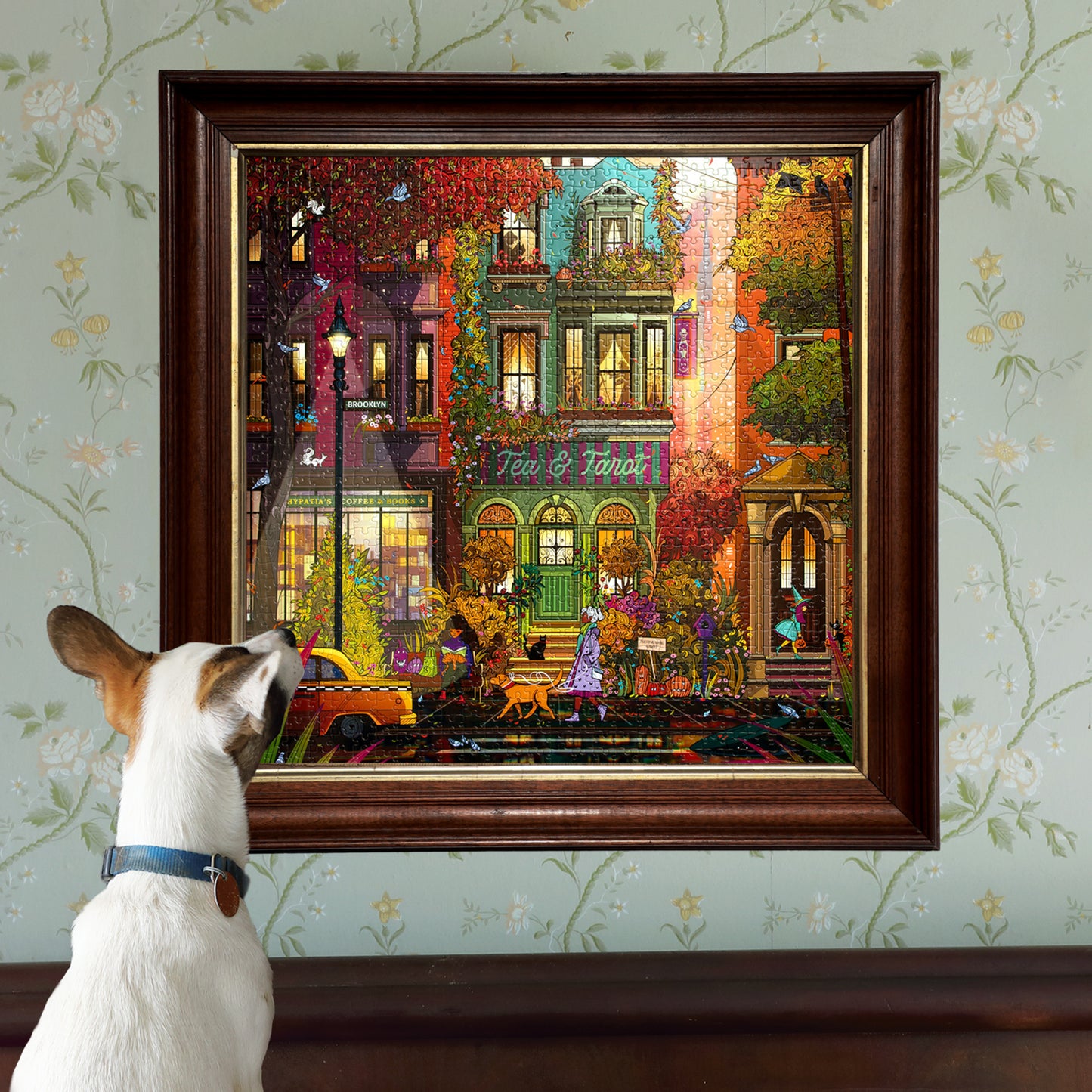 eeBoo Piece & Love Fall In Brooklyn 1000 pc Puzzle