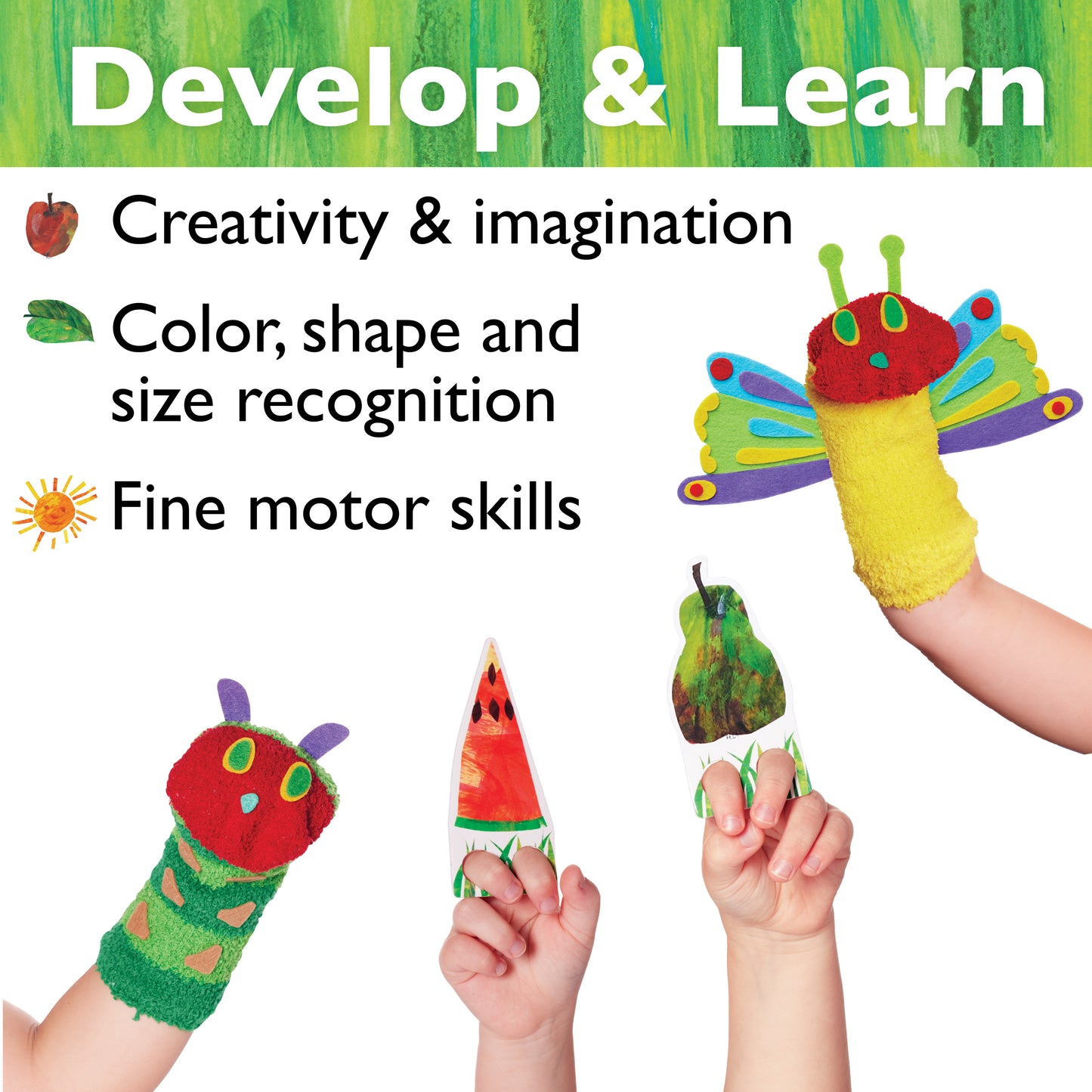Creativity for Kids Very Hungry Caterpillar Hand Puppet Craft Kit