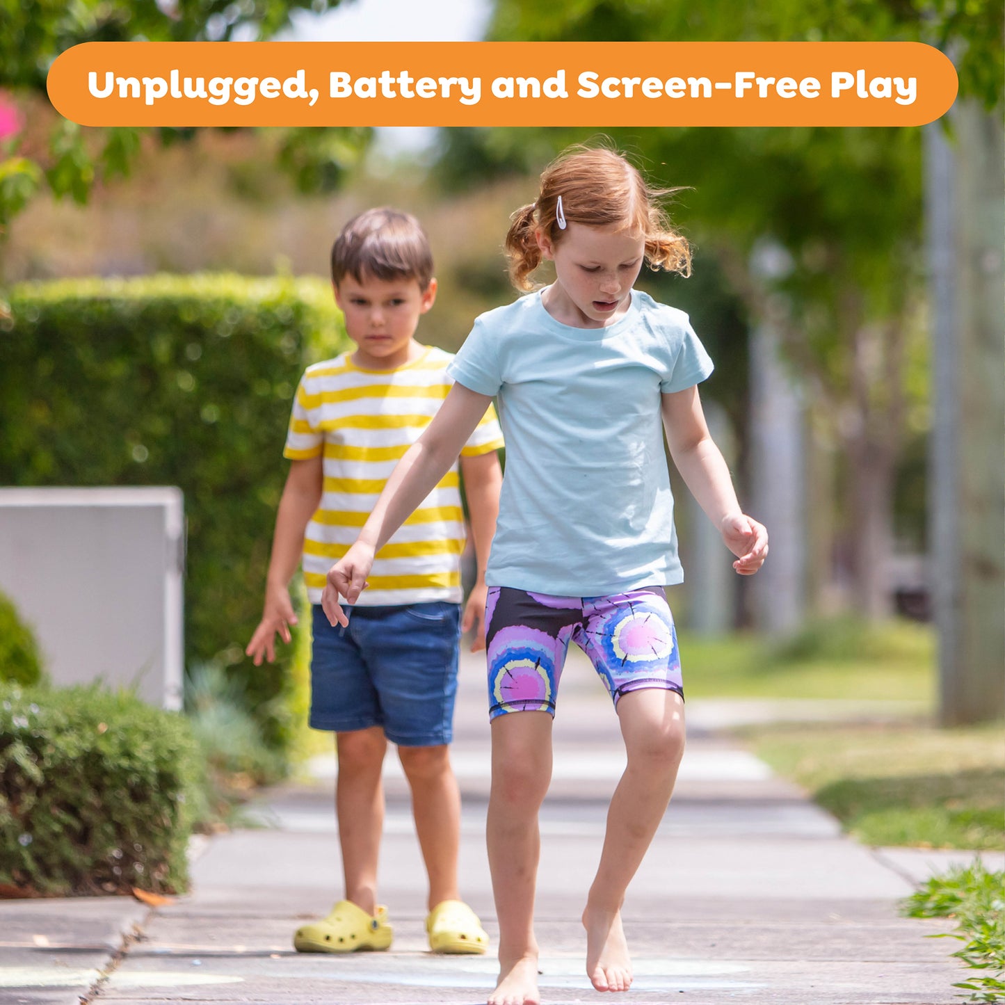 Tiger Tribe Chalk It Up Outdoor Games Activity Kit with Sidewalk Chalk