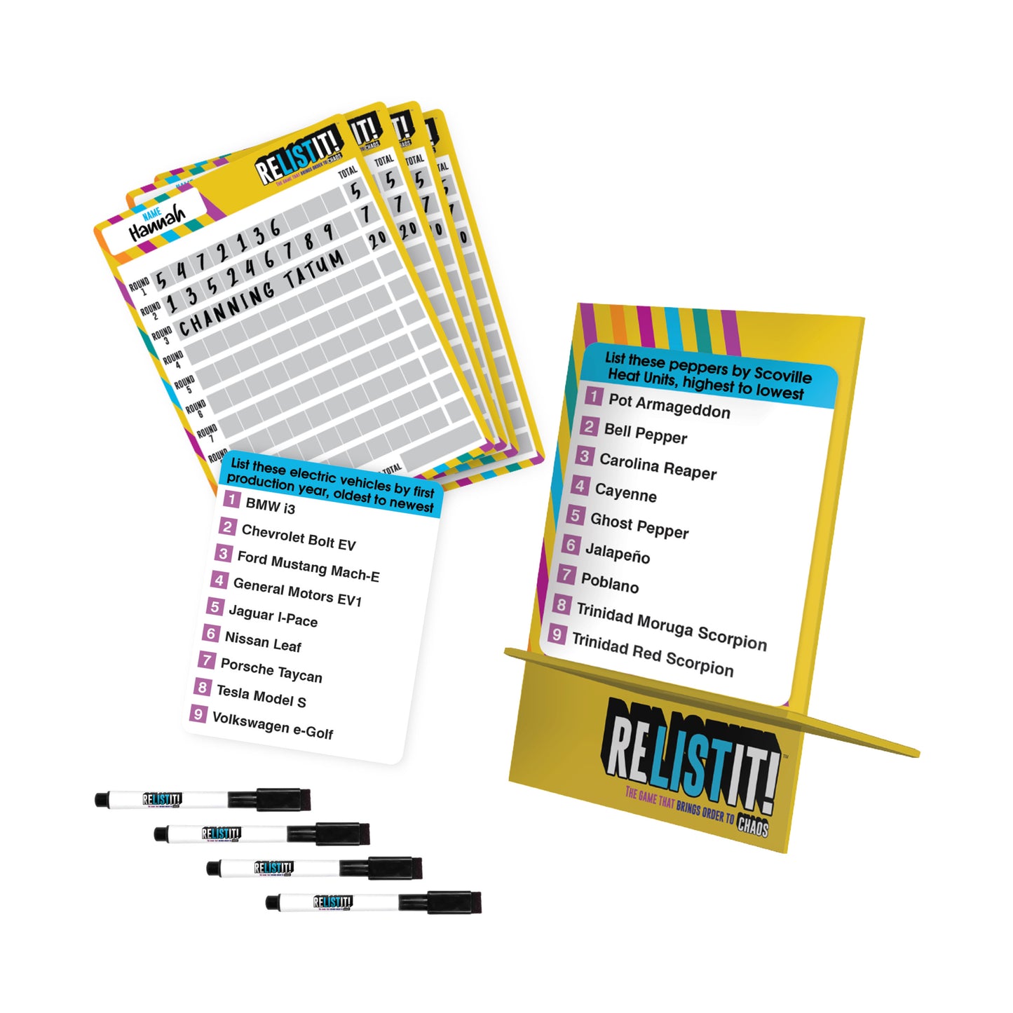 Relist It! Order vs. Chaos Strategy Board Game