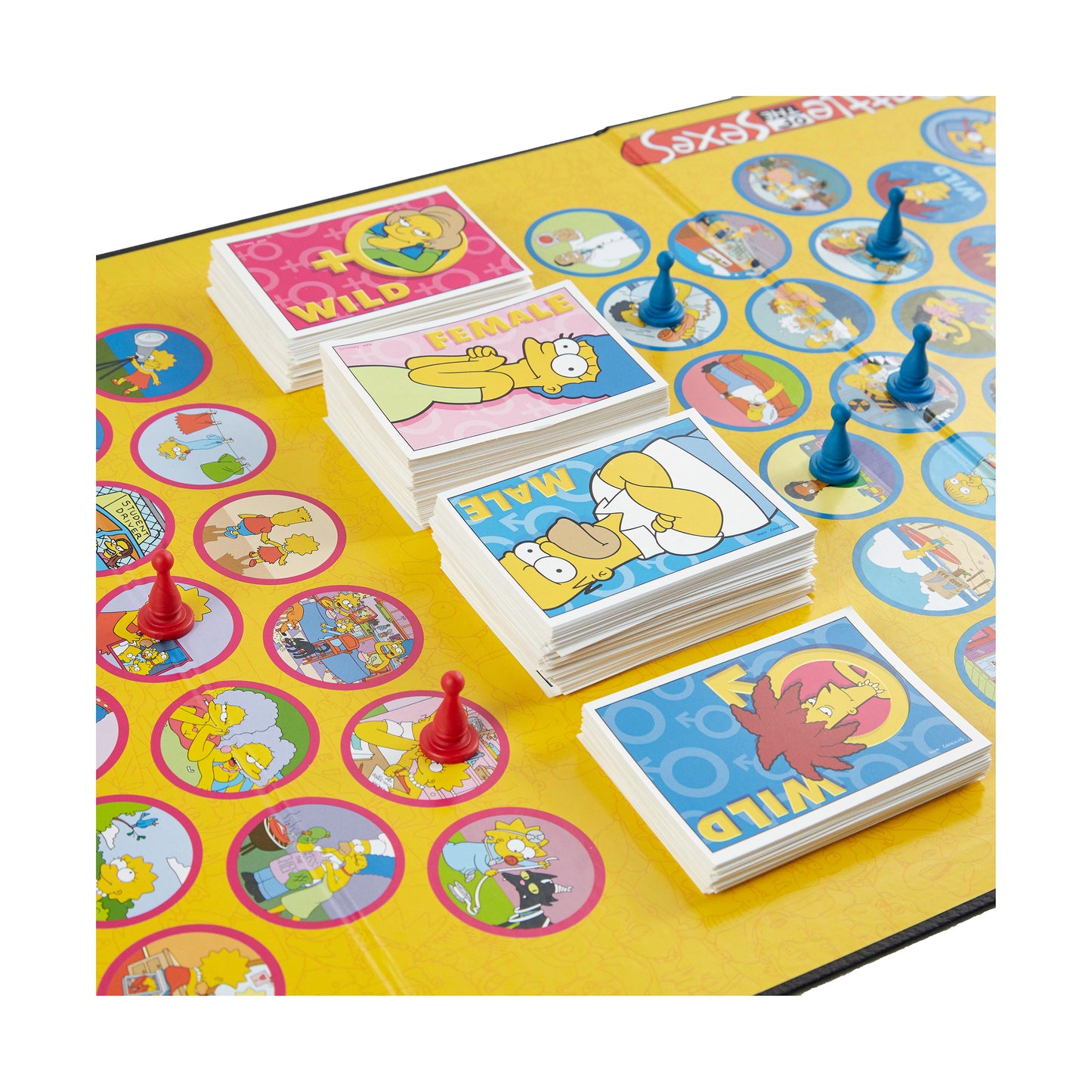 The Simpsons Battle of the Sexes Board Game