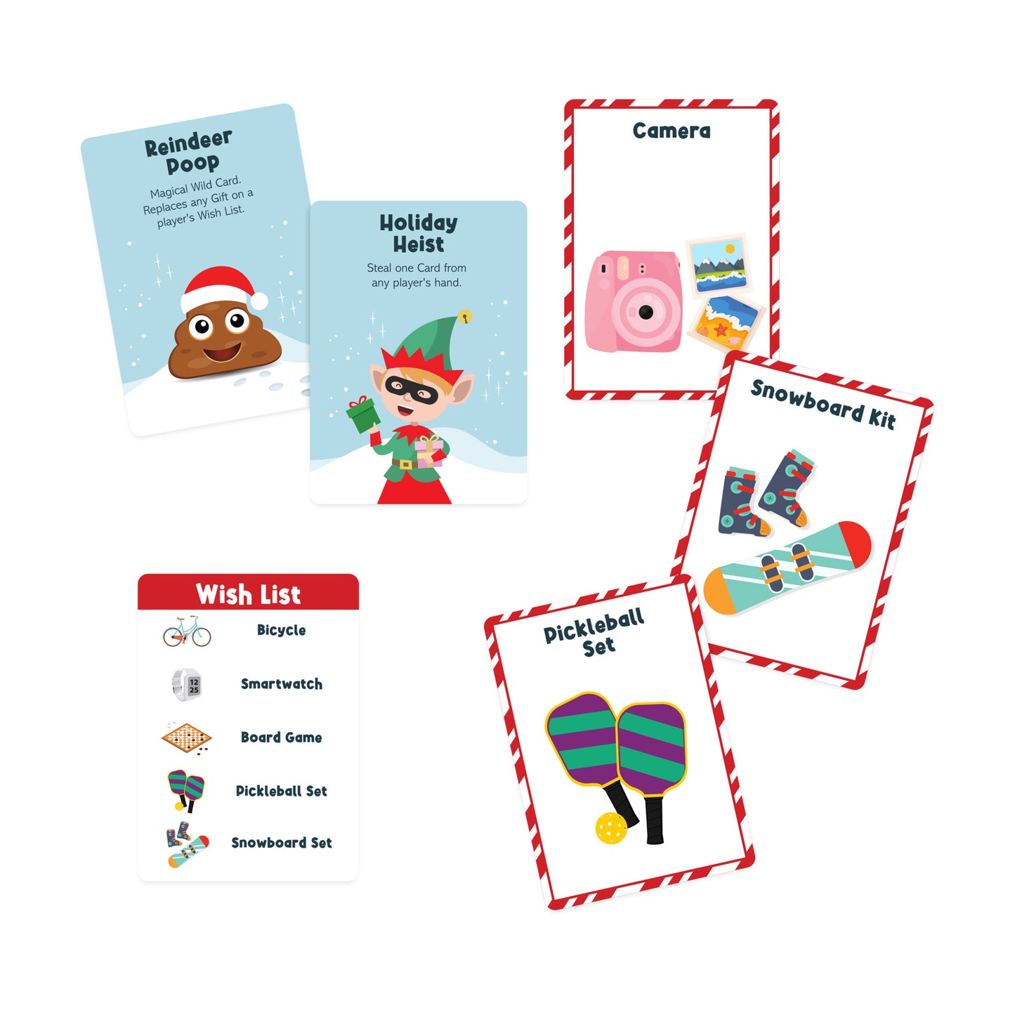 Reindeer Poop Festive Family Card Game