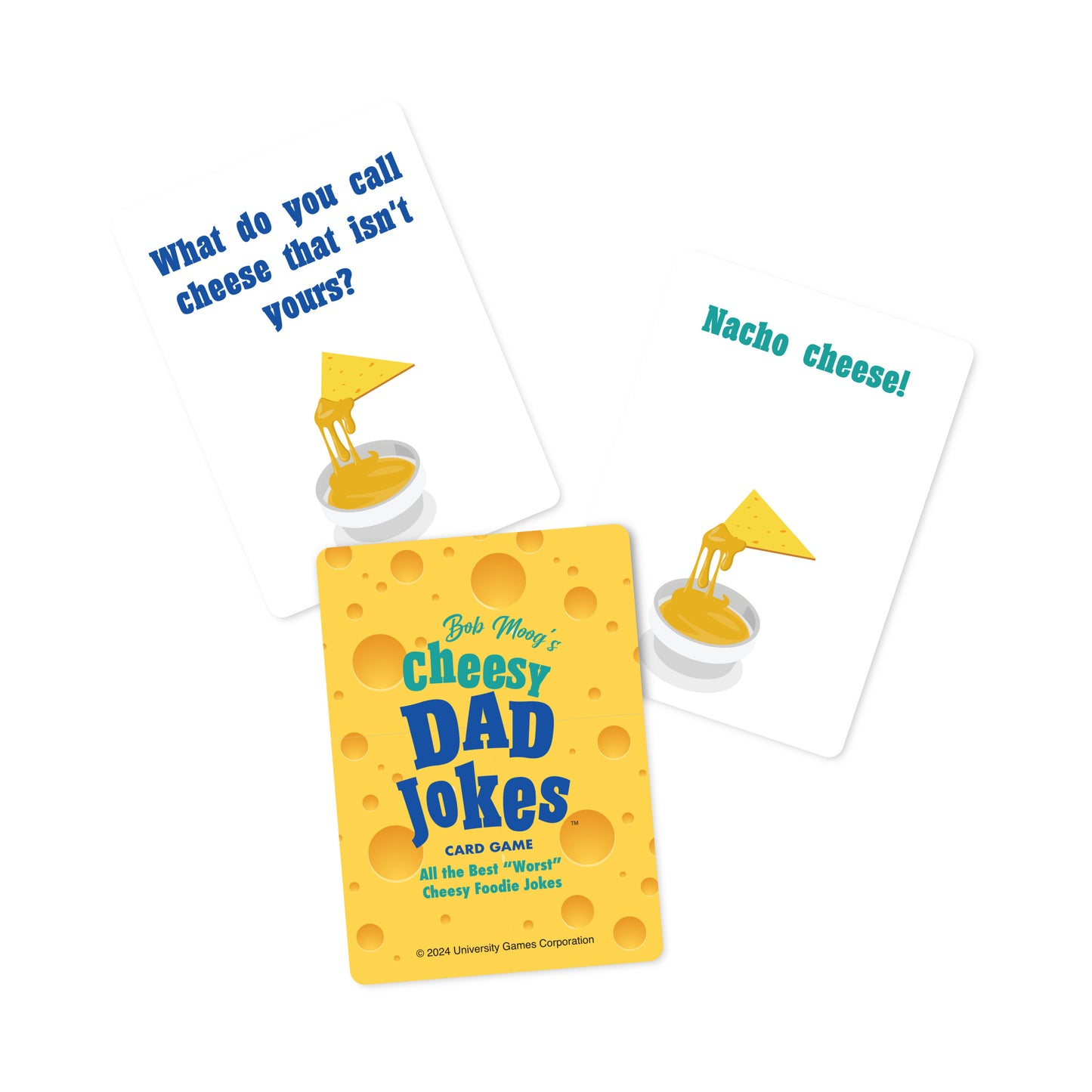 Bob Moog's Cheesy Dad Jokes Food-Themed Card Game
