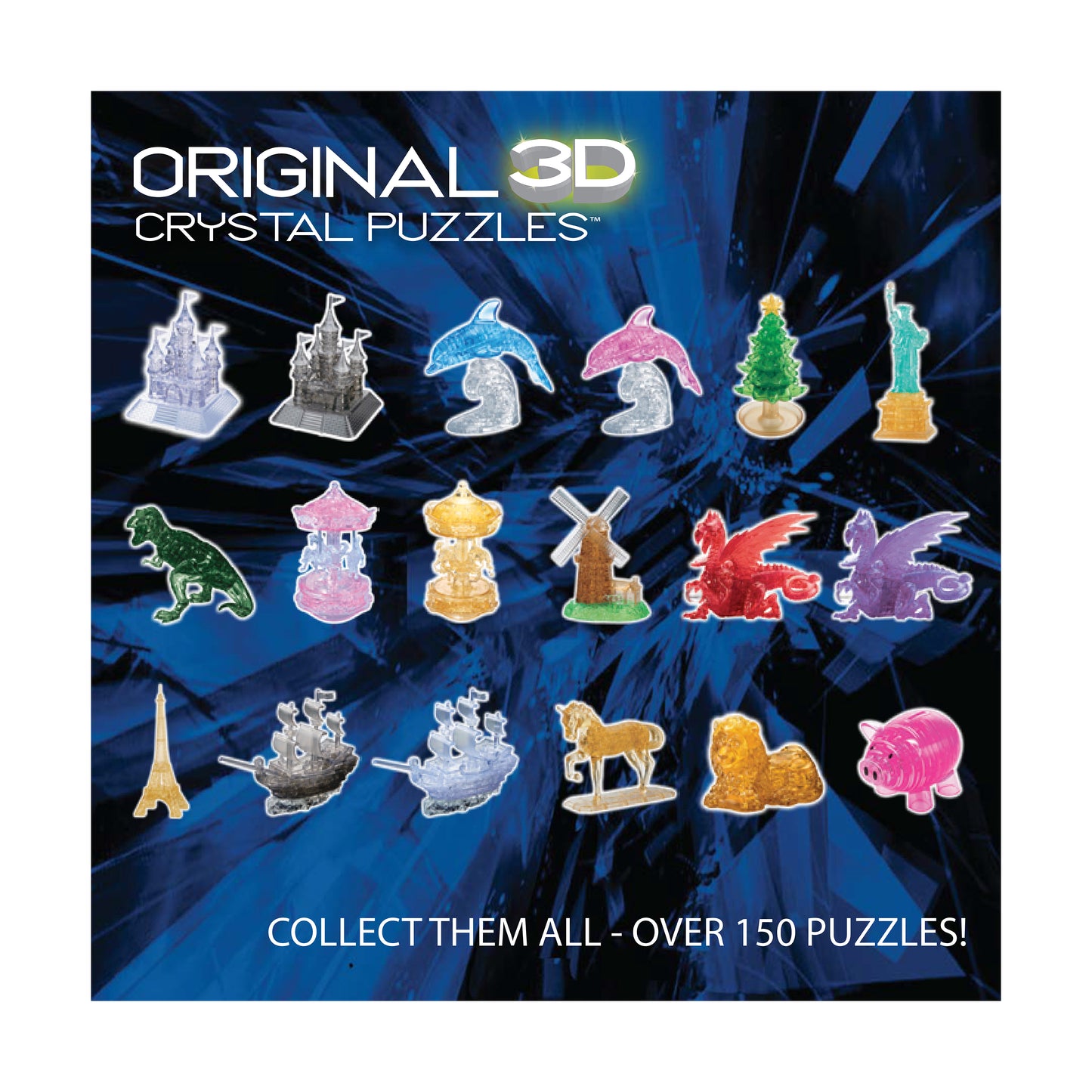 Disney Chip & Dale 3D Crystal Puzzle - 46 Pieces