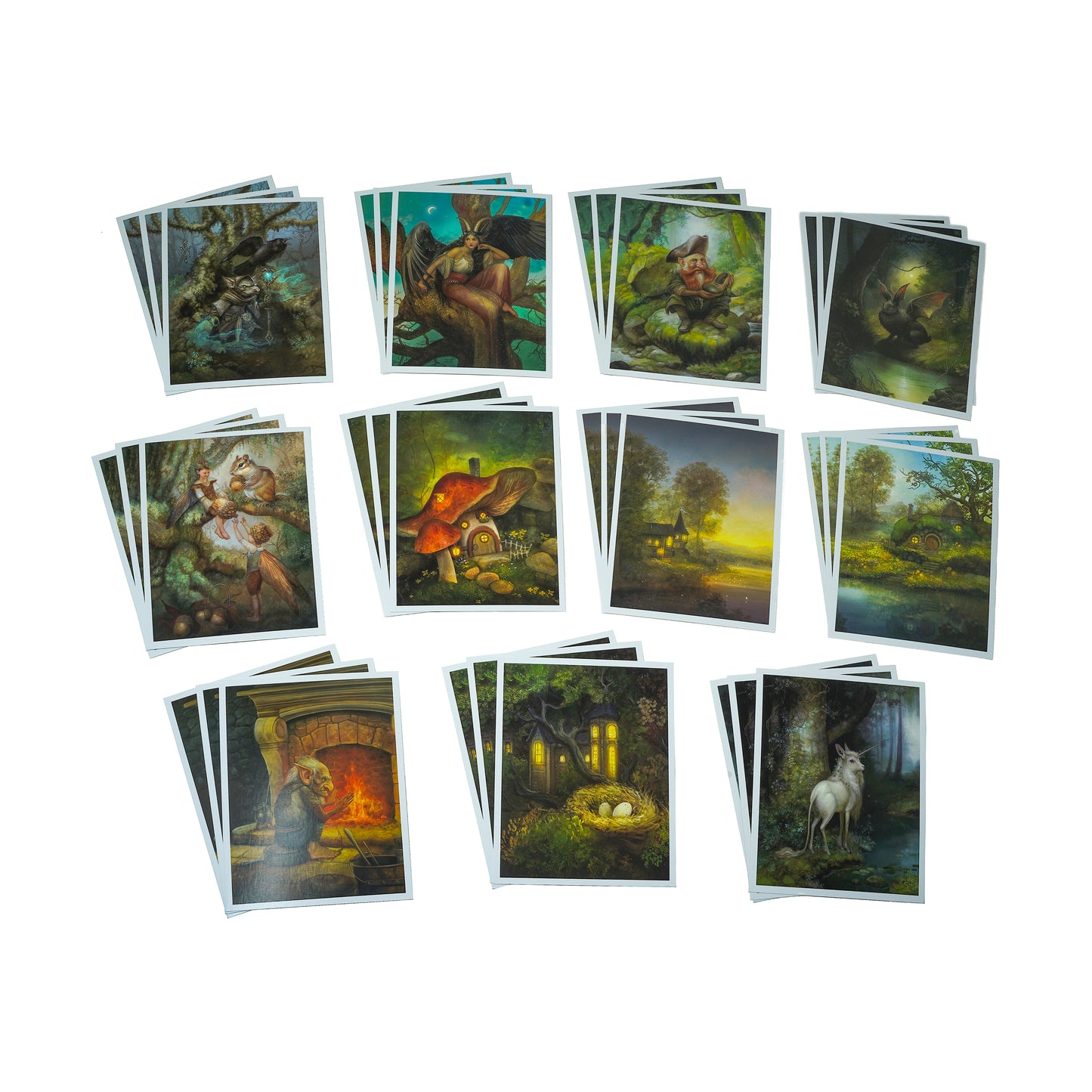 Annie Stegg Gerard's Enchanted Faeries & Magical Creatures Postcard Collection