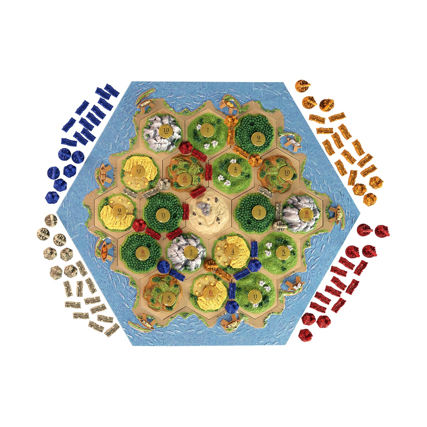 Catan: 3D Edition - Deluxe, Handcrafted Strategy Game