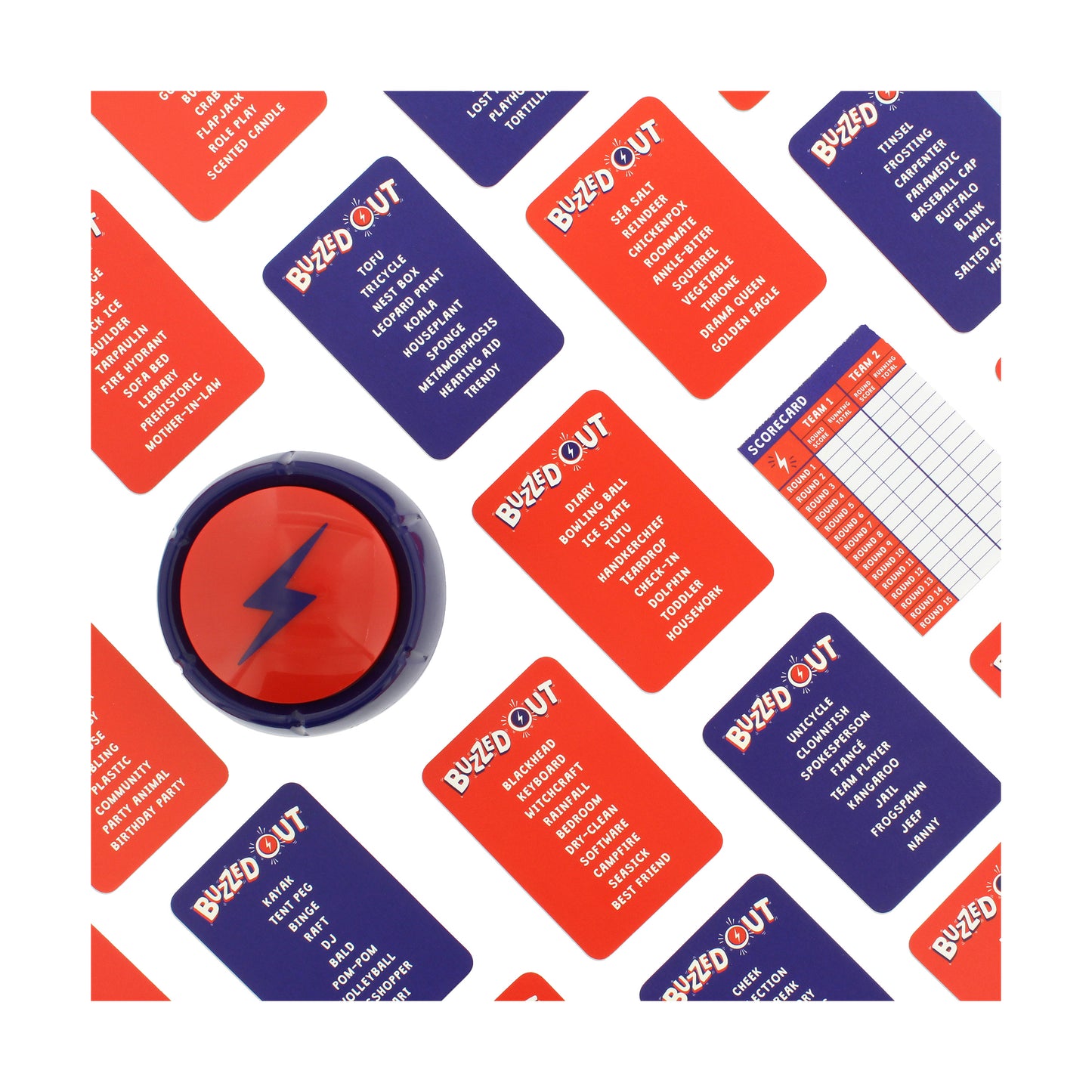 Buzzed Out: Electrifying Quick-Thinking Word Game