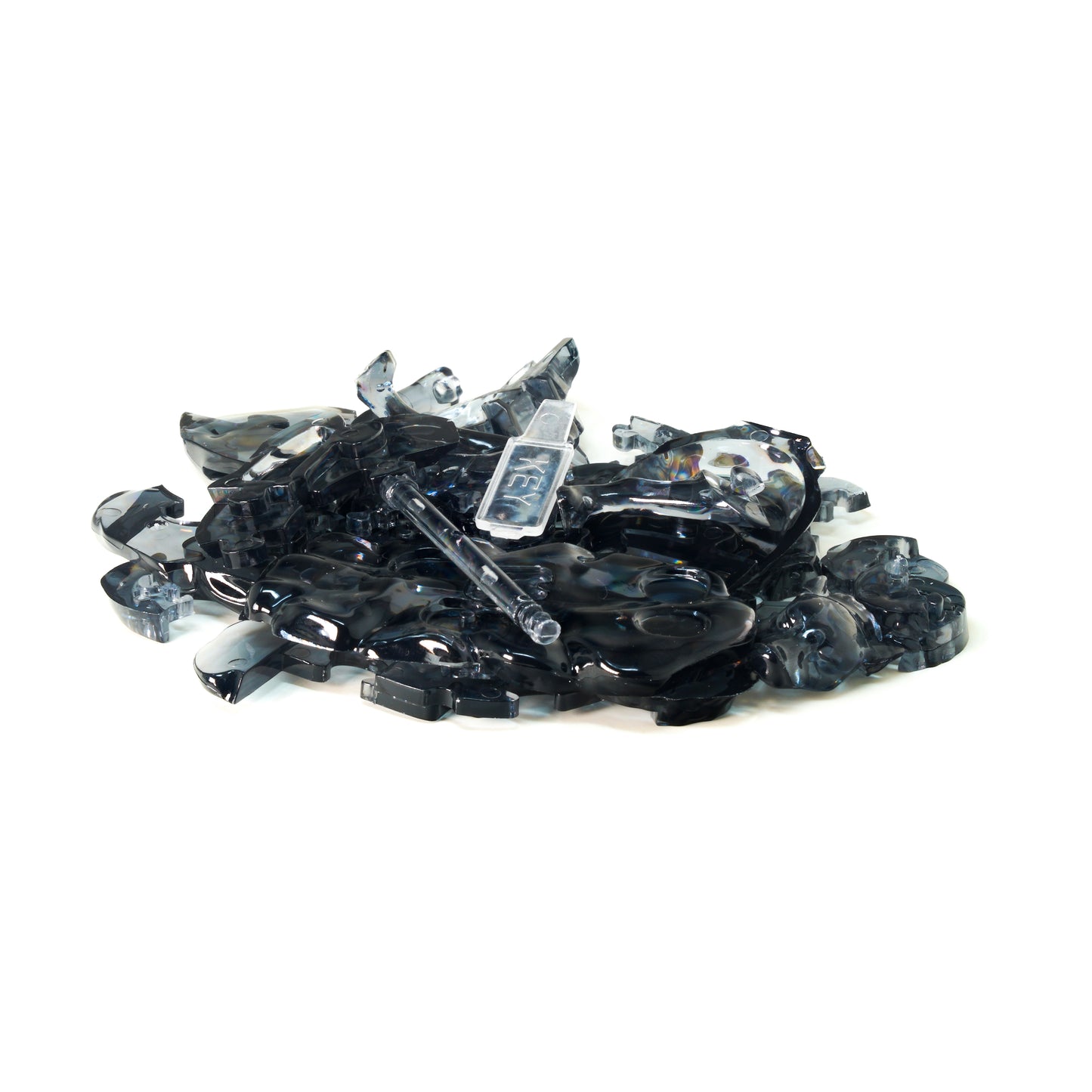 Mystic Black Wolf 3D Crystal Puzzle: 37 Pieces