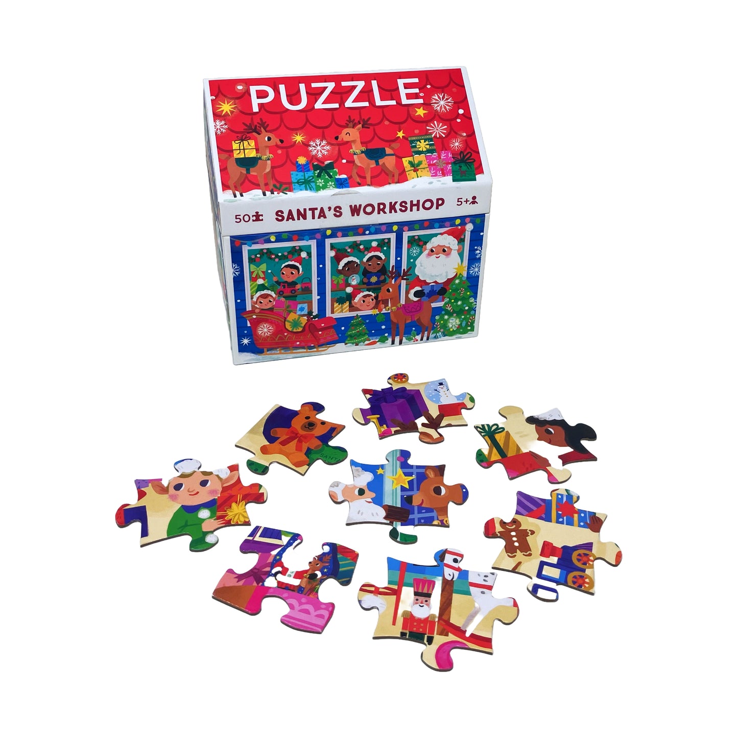 Crocodile Creek Santa's Workshop Jigsaw Puzzle - 50 pc